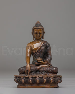 Ceremonial Shakyamuni Buddha Figurine
