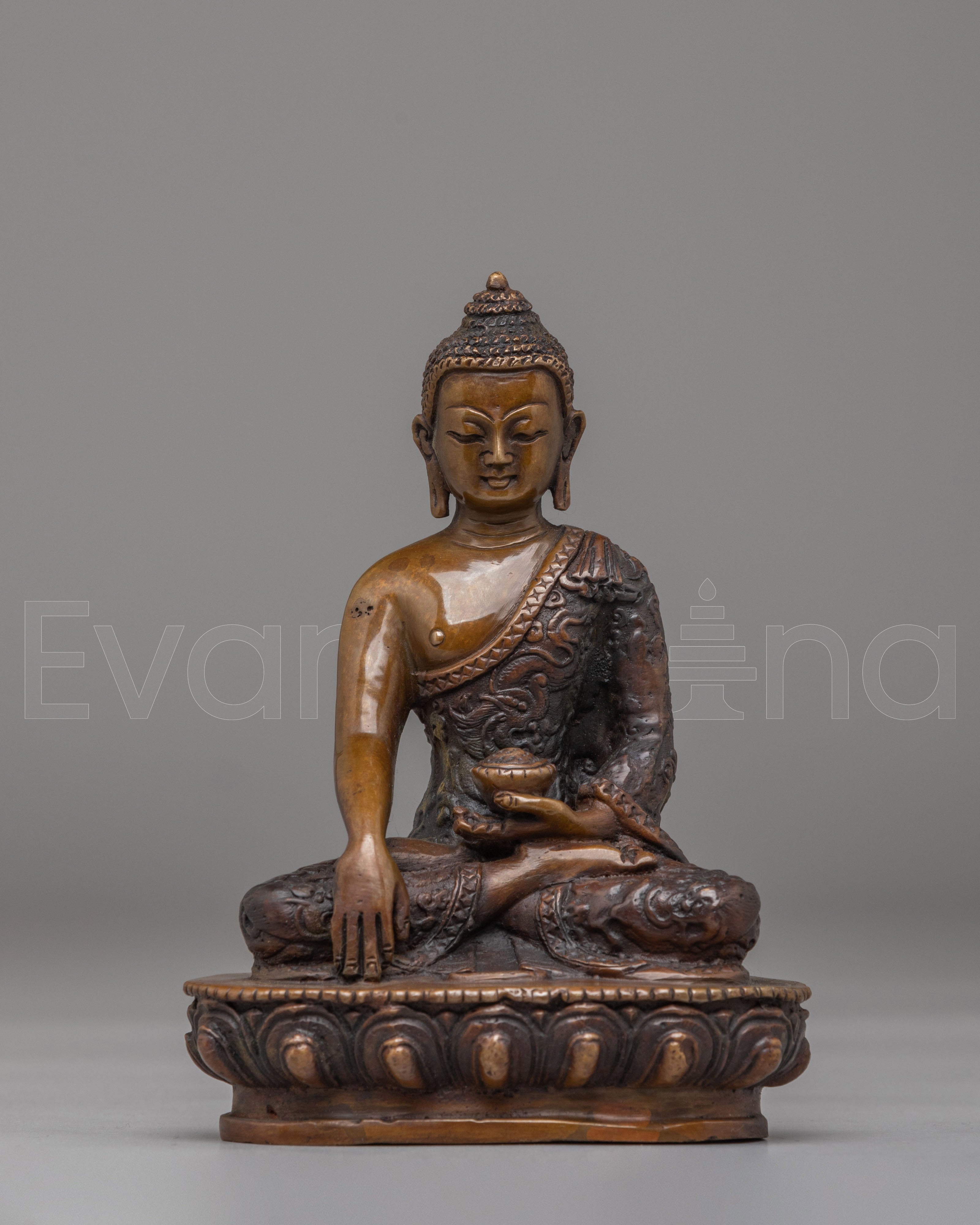 Ceremonial Shakyamuni Buddha Figurine