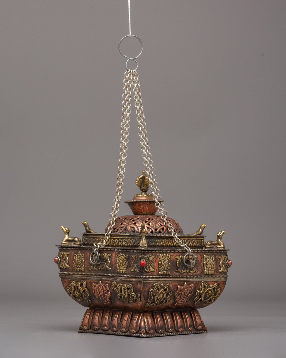 Buddhist Incense Burner For Ritual Offerings | Sacred Tibetan Altar