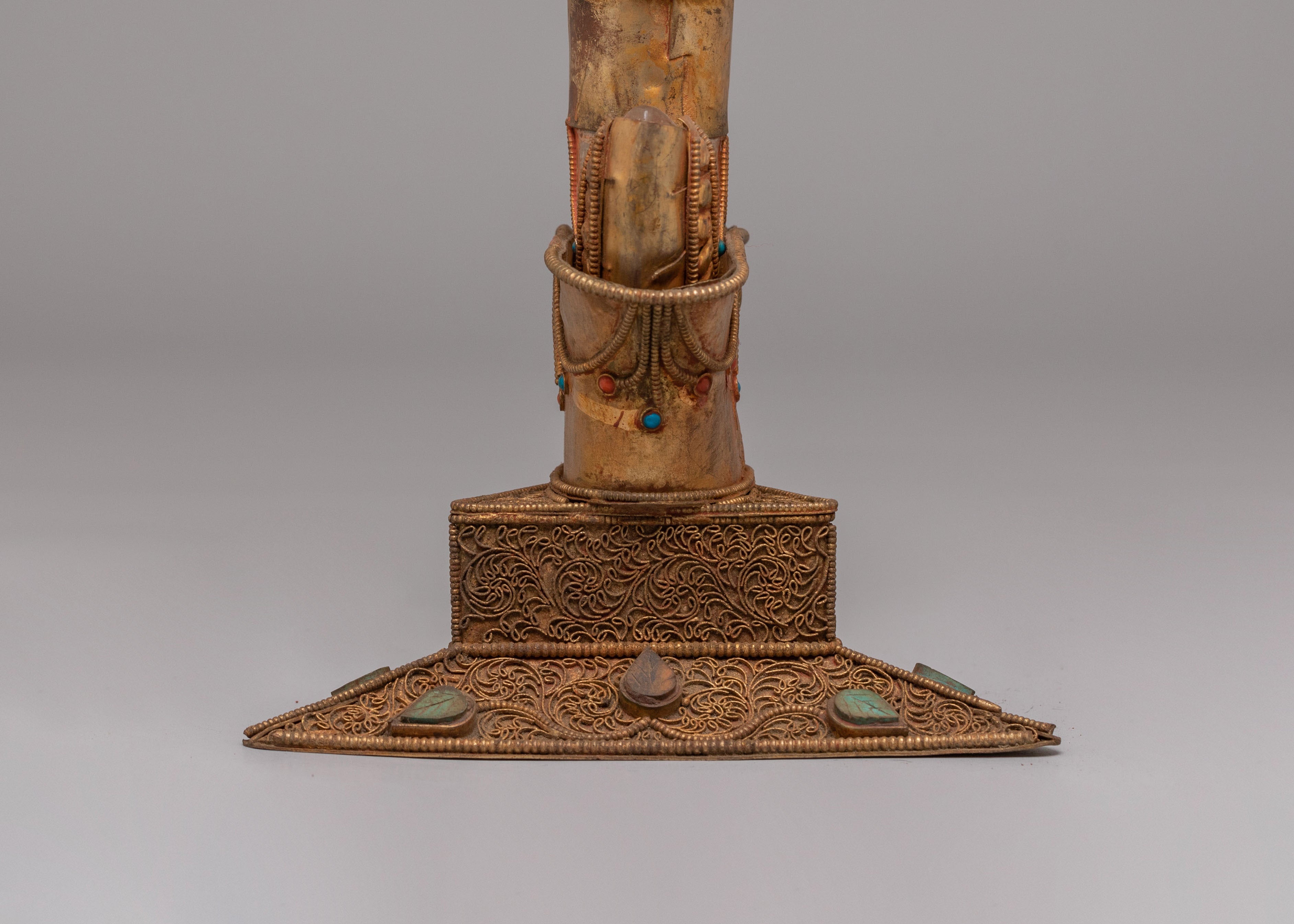 Sacred Buddhist Phurba for Ritual | Traditional Buddhist Ceremonial Dagger