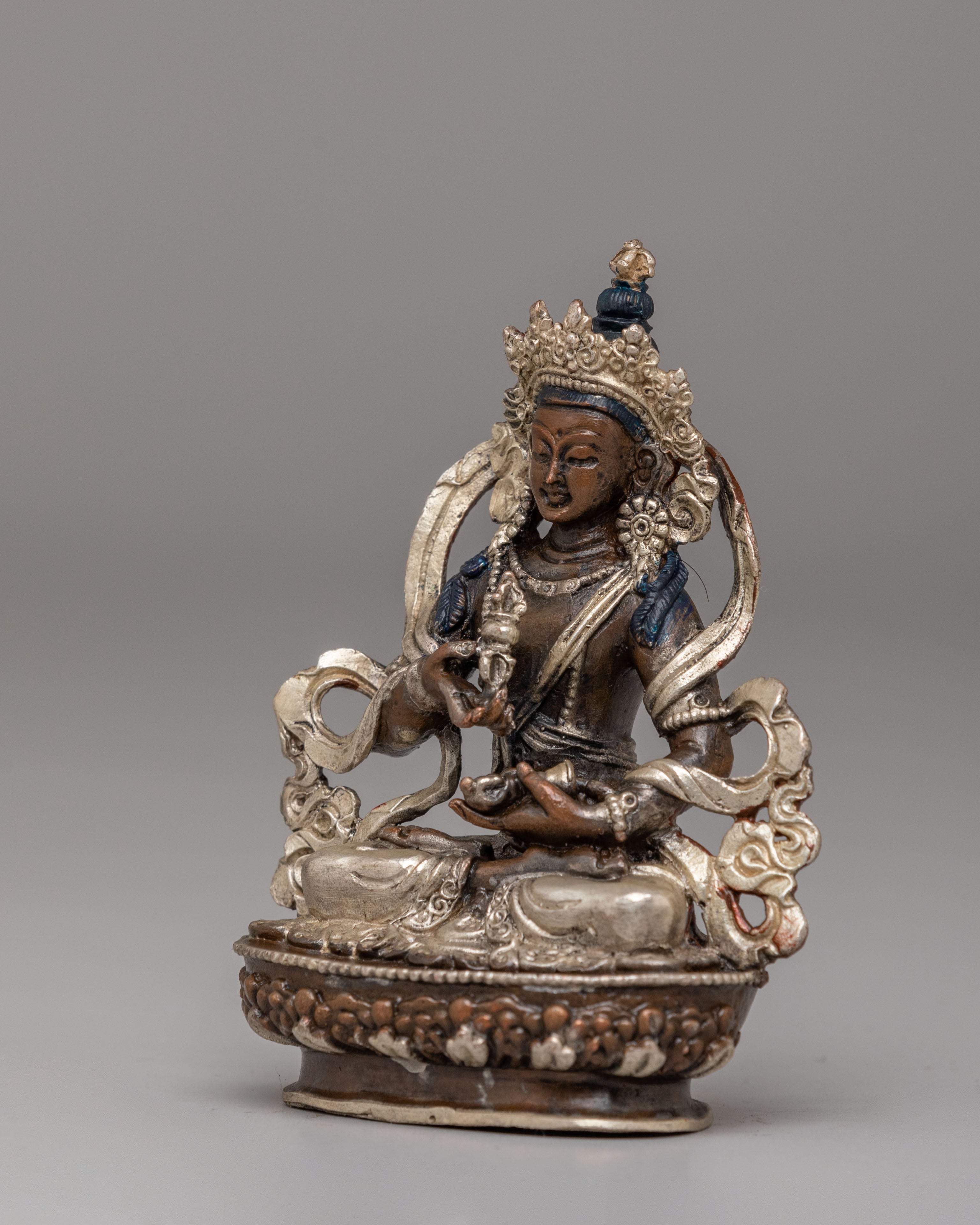 Himalayan Handmade Vajrasattva Statue | Spiritual Meditation Altar Decor