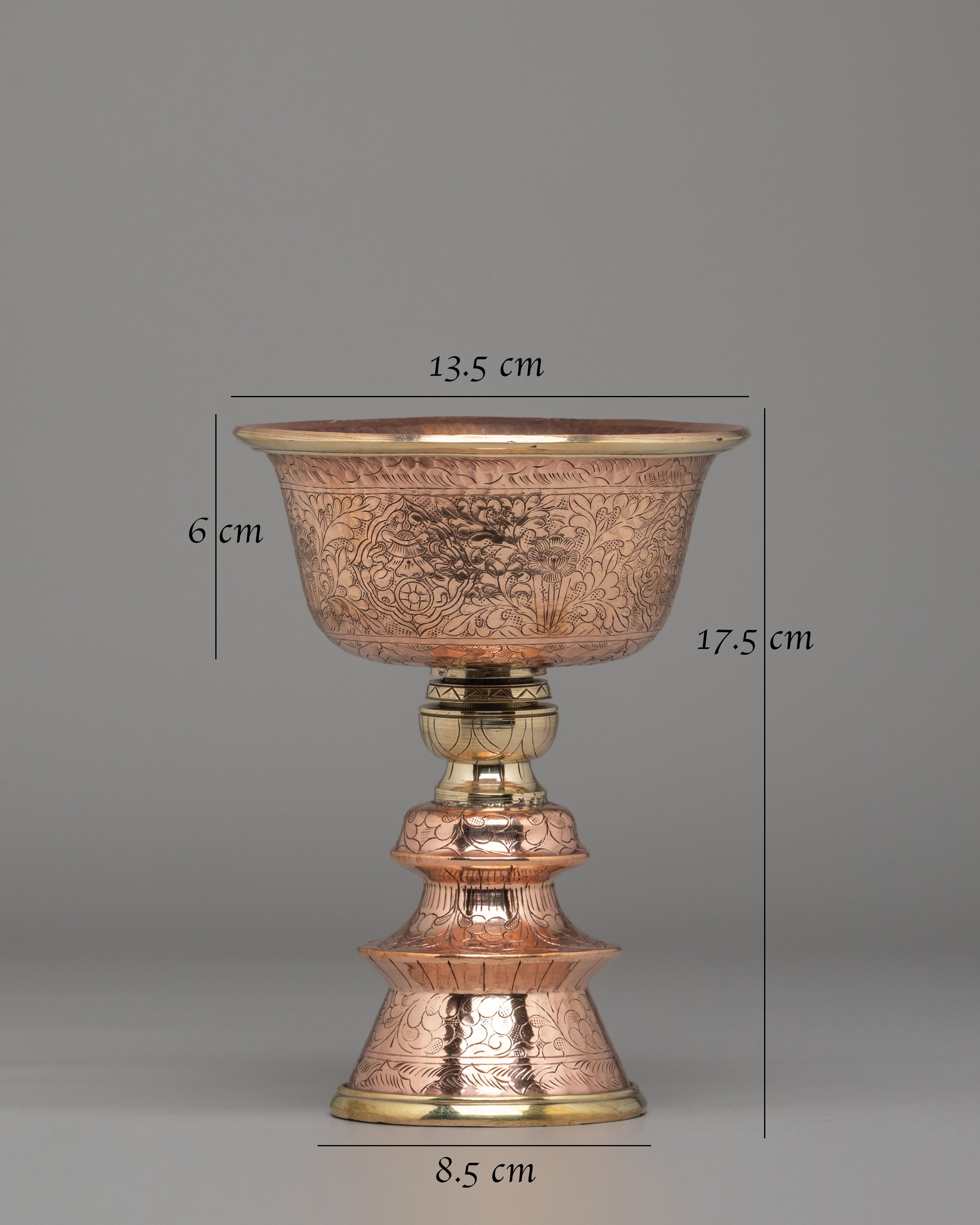 Buddhist Butter Lamp for Ritual | Offering Light to Deities