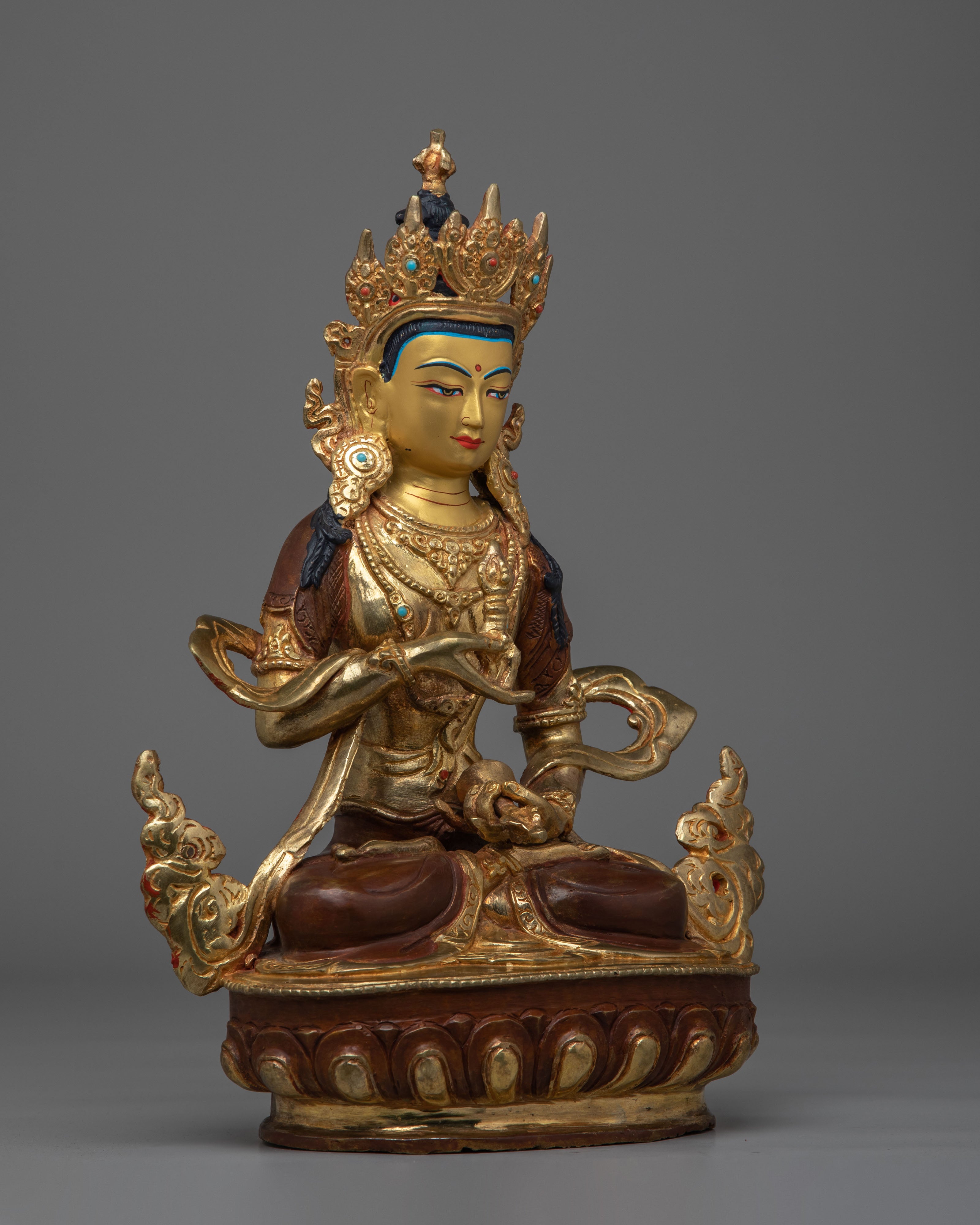 Sacred Vajrasattva Buddha Purification Statue | Tibetan Buddhist Artwork