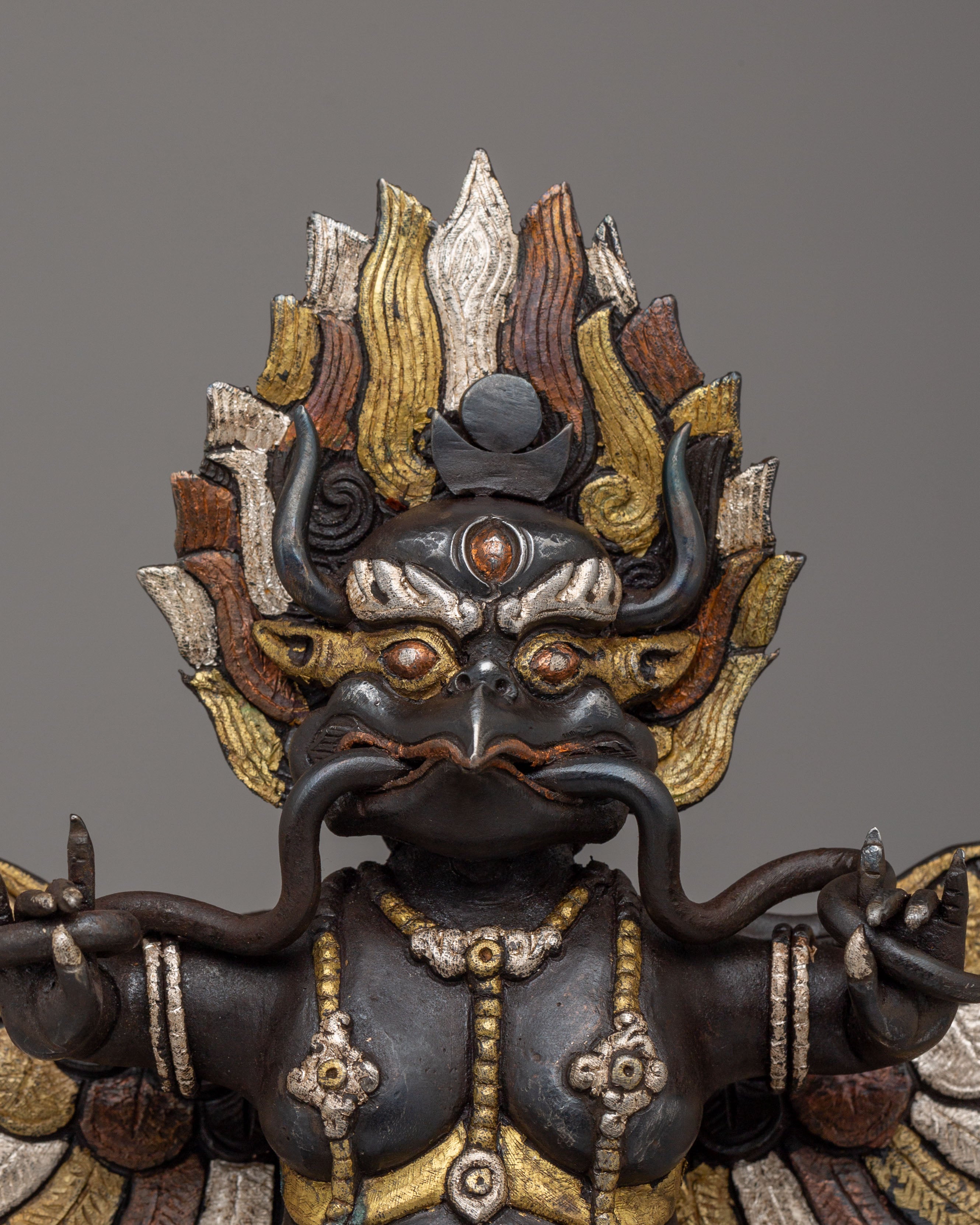 Traditional Garuda Protector Statue | Handcrafted Garuda Sculpture