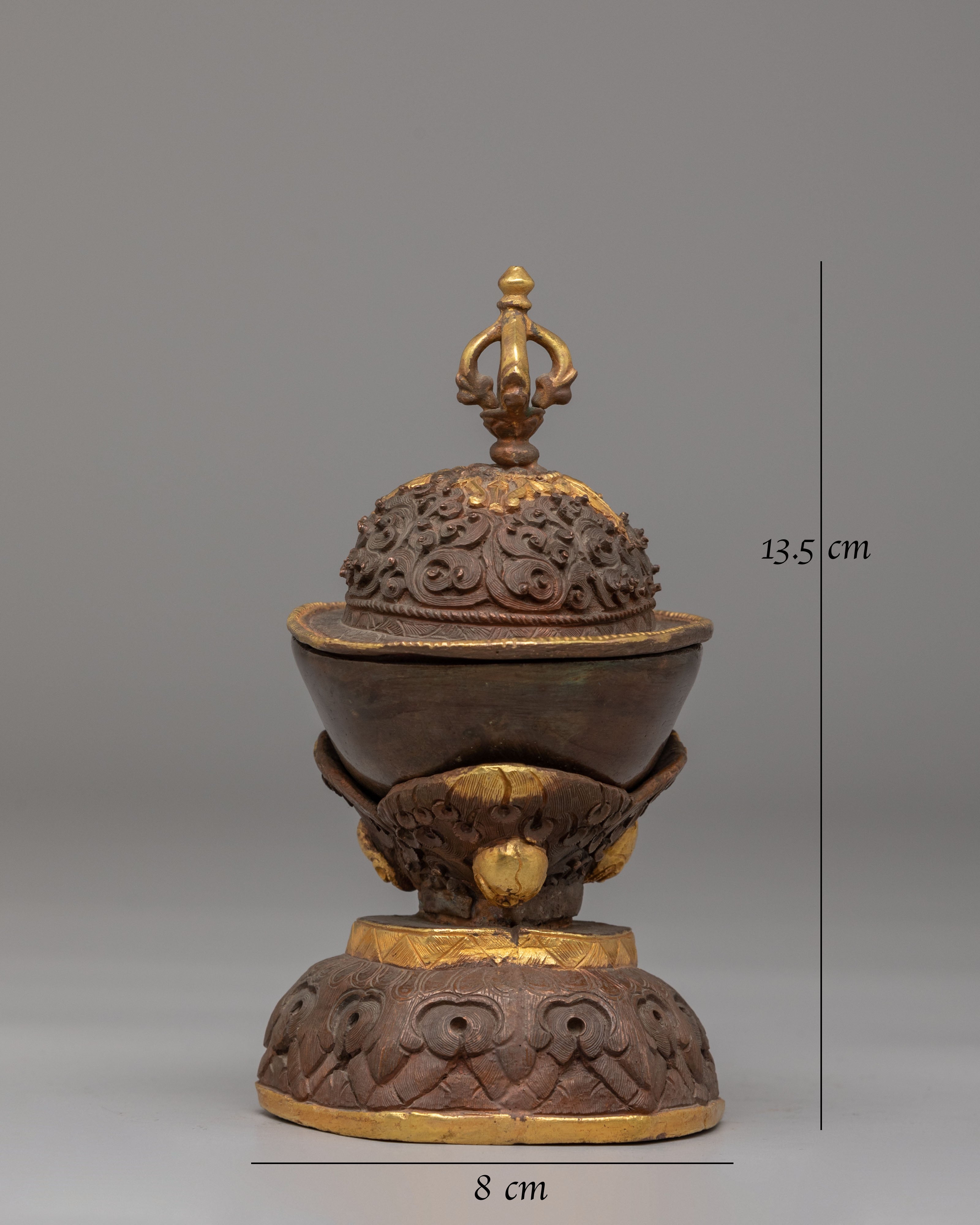 Himalayan Tantric Kapala Cup | Spiritual Ritual Tools