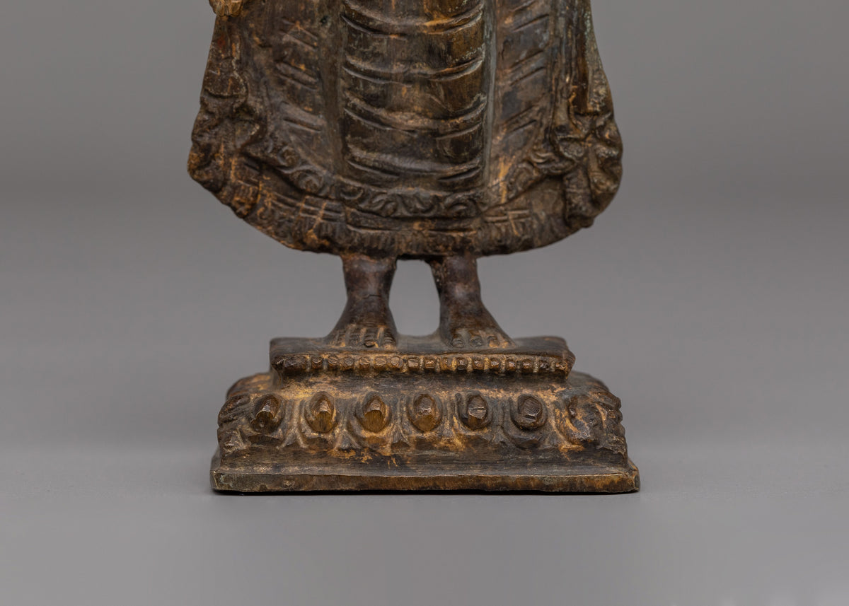 Himalayan Dipankara Buddha Figurine | Symbol of Light and Enlightenment