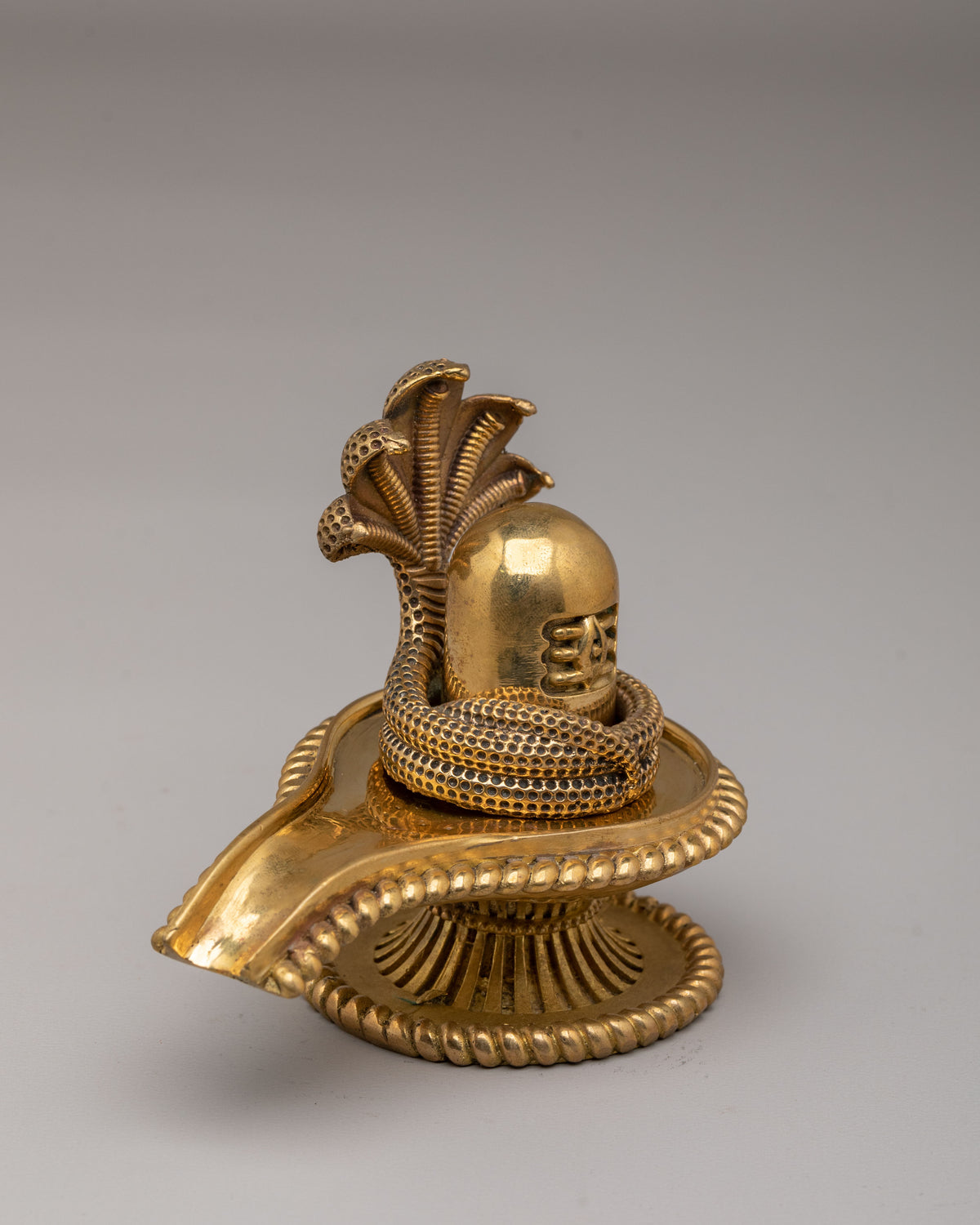Handmade Shiva Linga  Sculpture | Sacred Hindu Deity Artwork