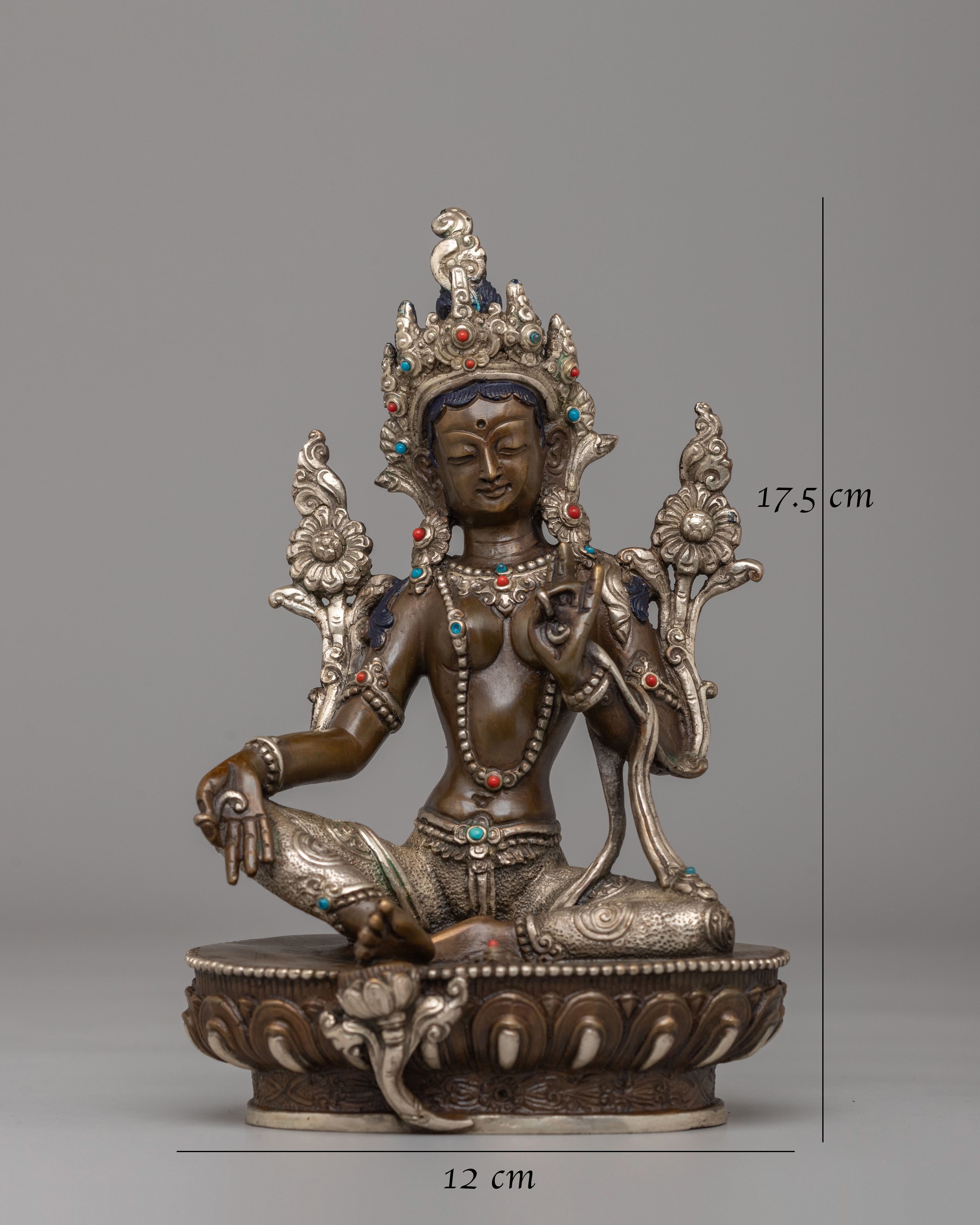 Shyama Tara Copper Statue | Symbol of Divine Feminine Grace