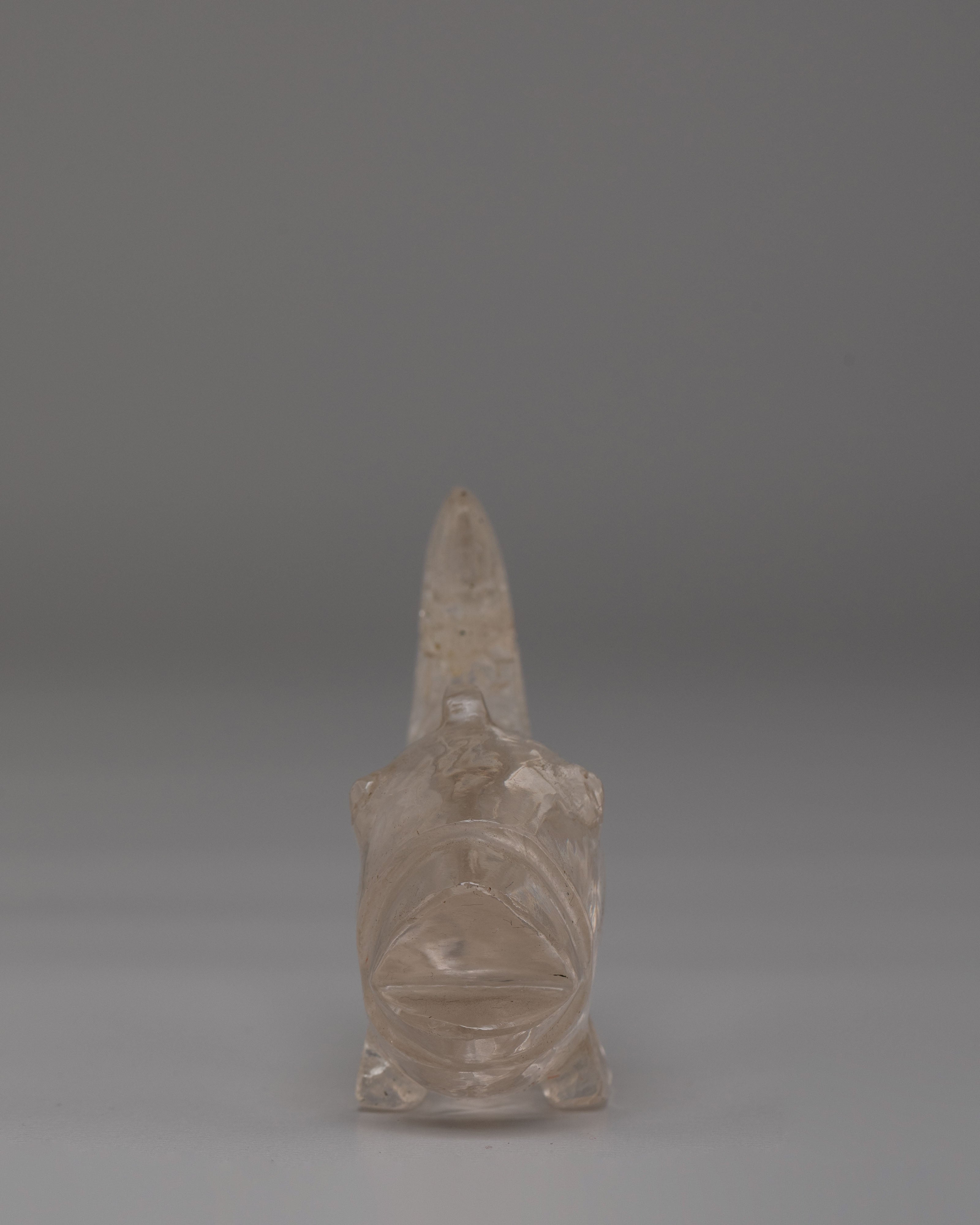 Handcrafted Crystal Fish Sculpture | A Symbol of Wisdom & Tranquility