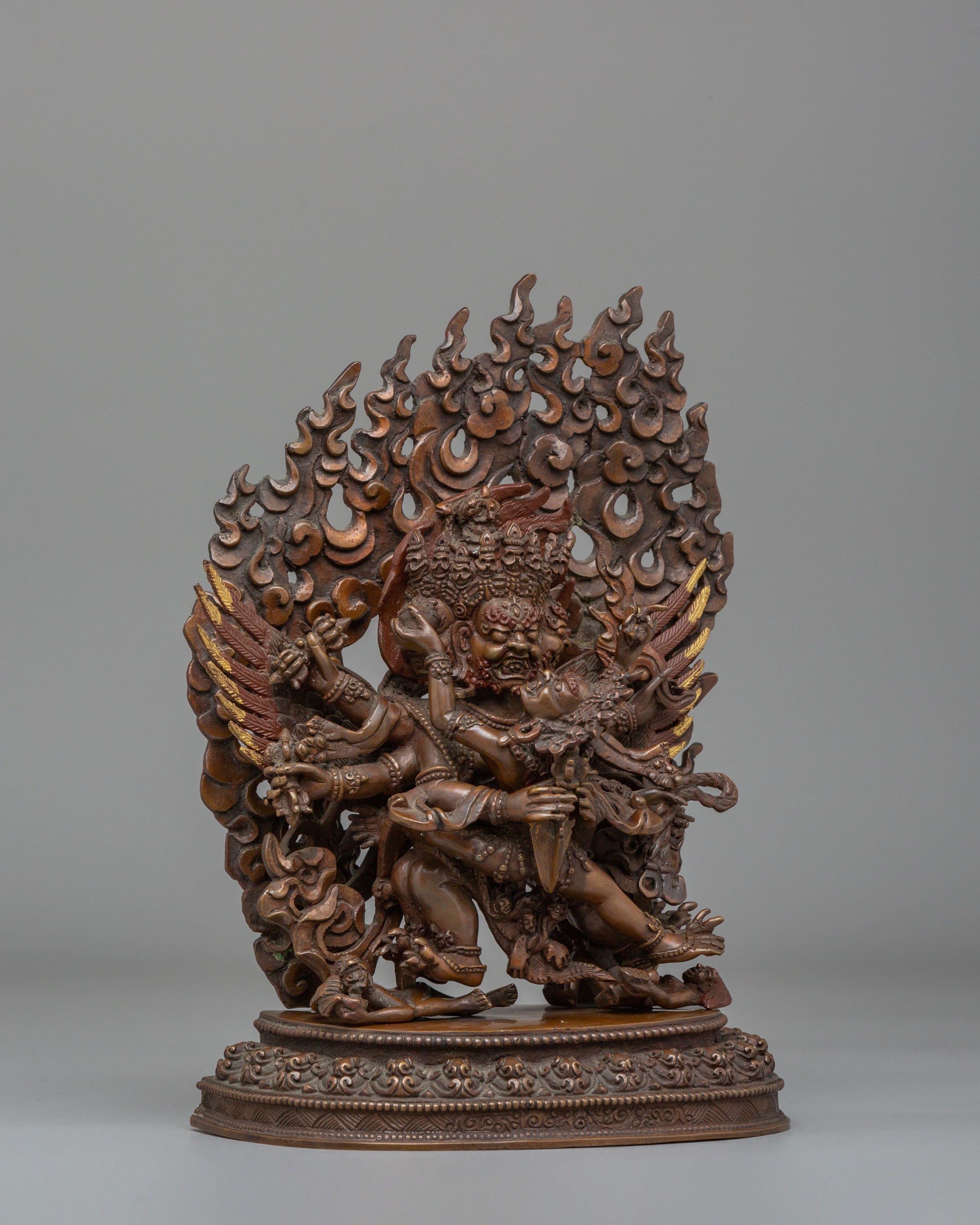 Himalayan Vajrakilaya Statue | Sacred Buddhist Sculpture