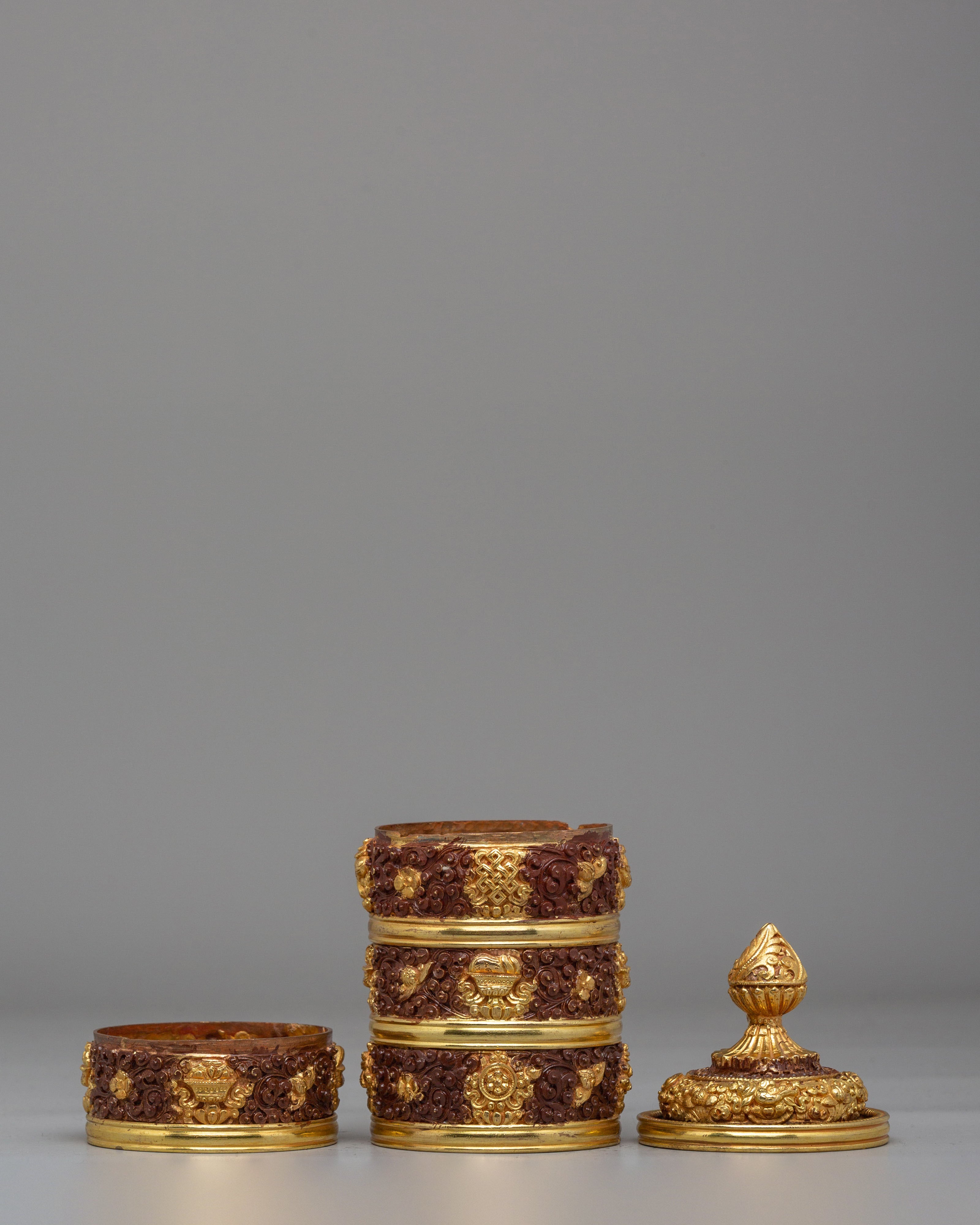 Rice Pot For Buddhist Ritual Offerings | Sacred Ceremonial Offering Vessel
