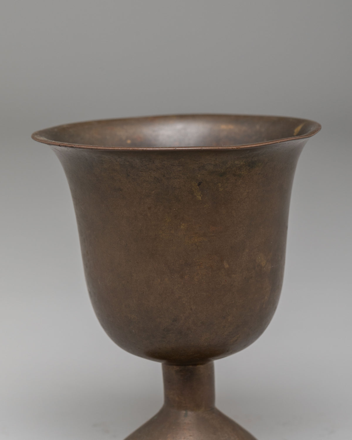 Traditional Offering Glass | Antique Copper Buddhist Ritual Vessel