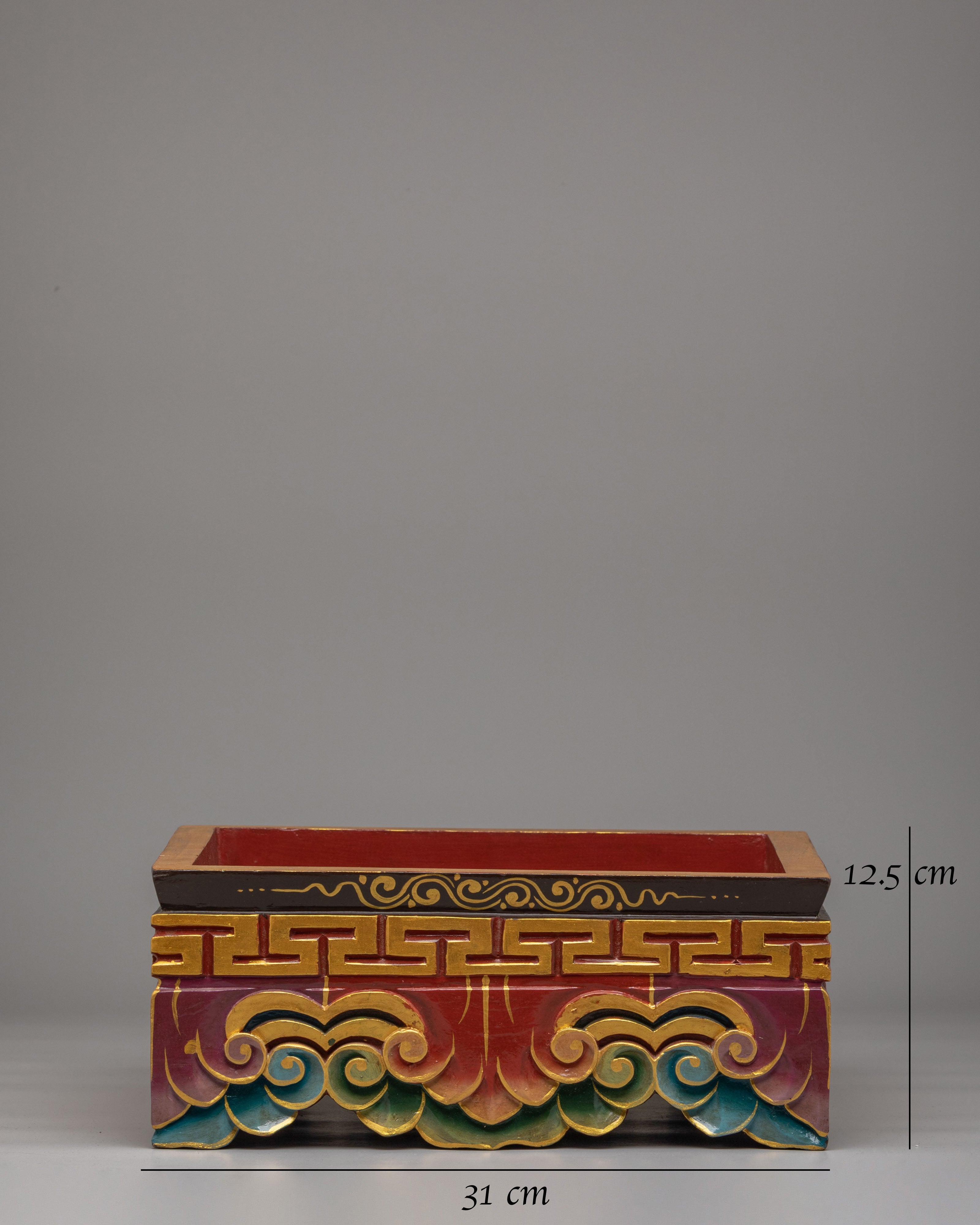 Tibetan Wooden Tray | Himalayan Decor