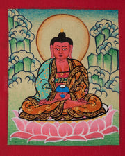 Amitabha Buddha Thangka for Locket