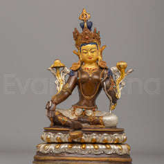 Tibetan Healing Green Tara Statue