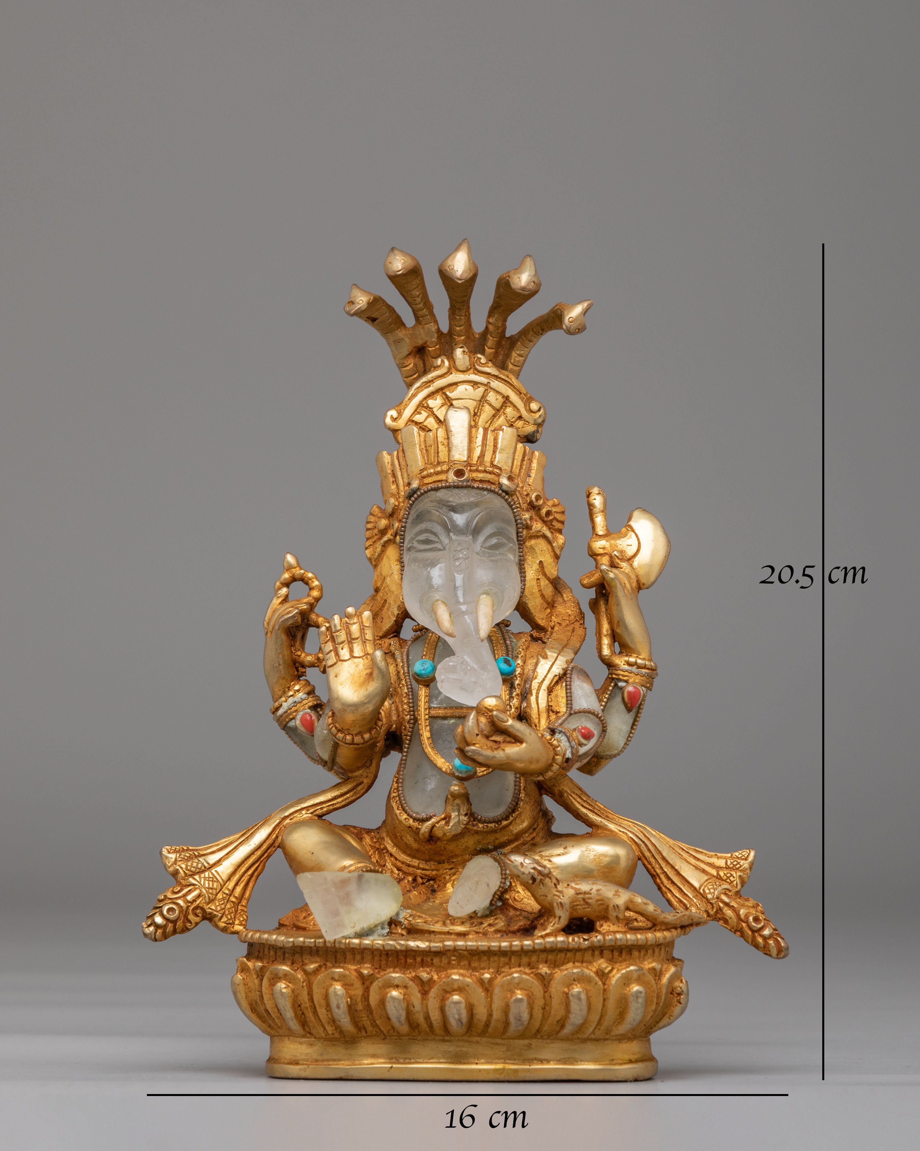 Divine Ganesh Sculpture | Handcrafted Statue for Spiritual Blessings