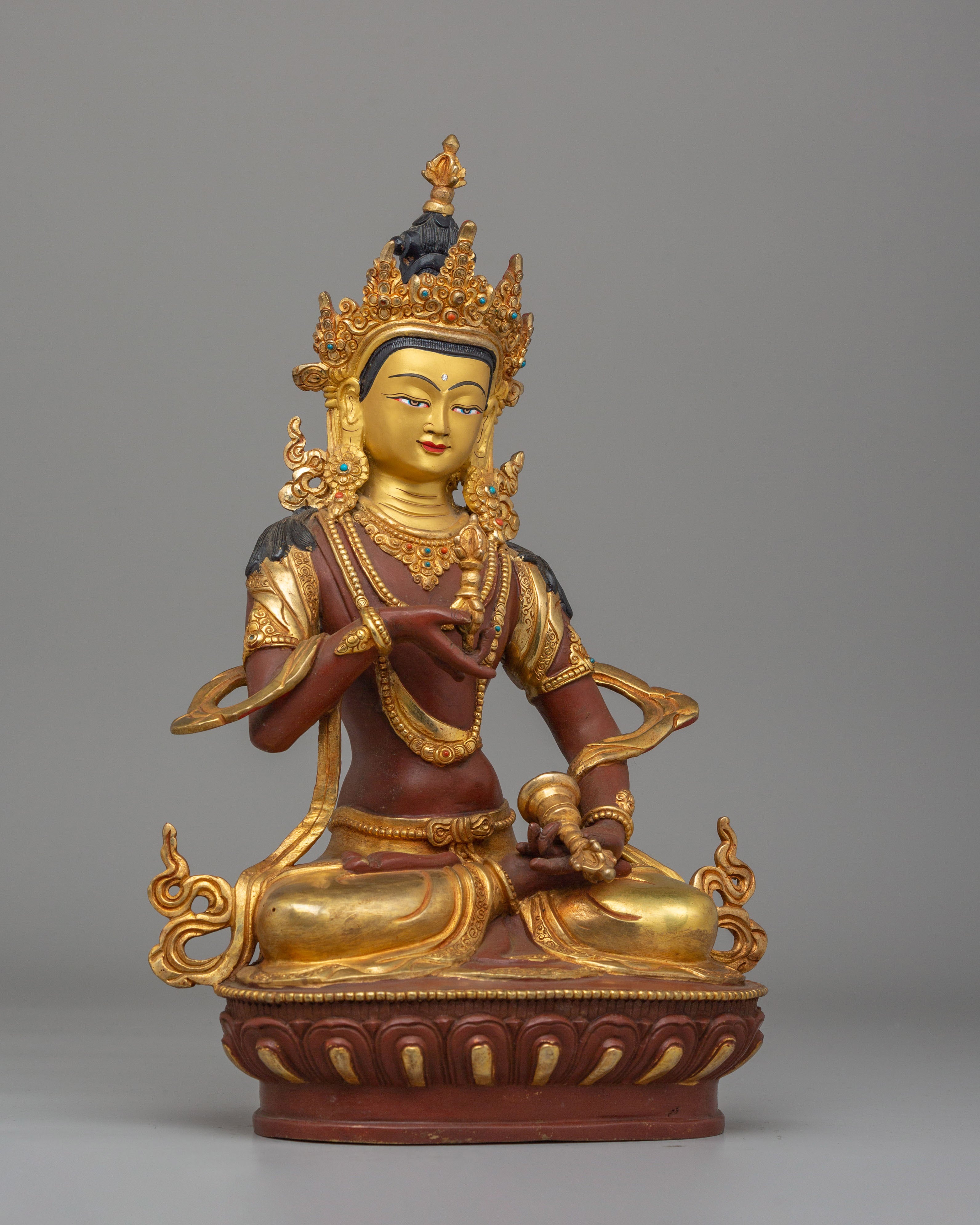 Handmade Purification Deity Vajrasattva Statue | Spiritual Meditation Decor