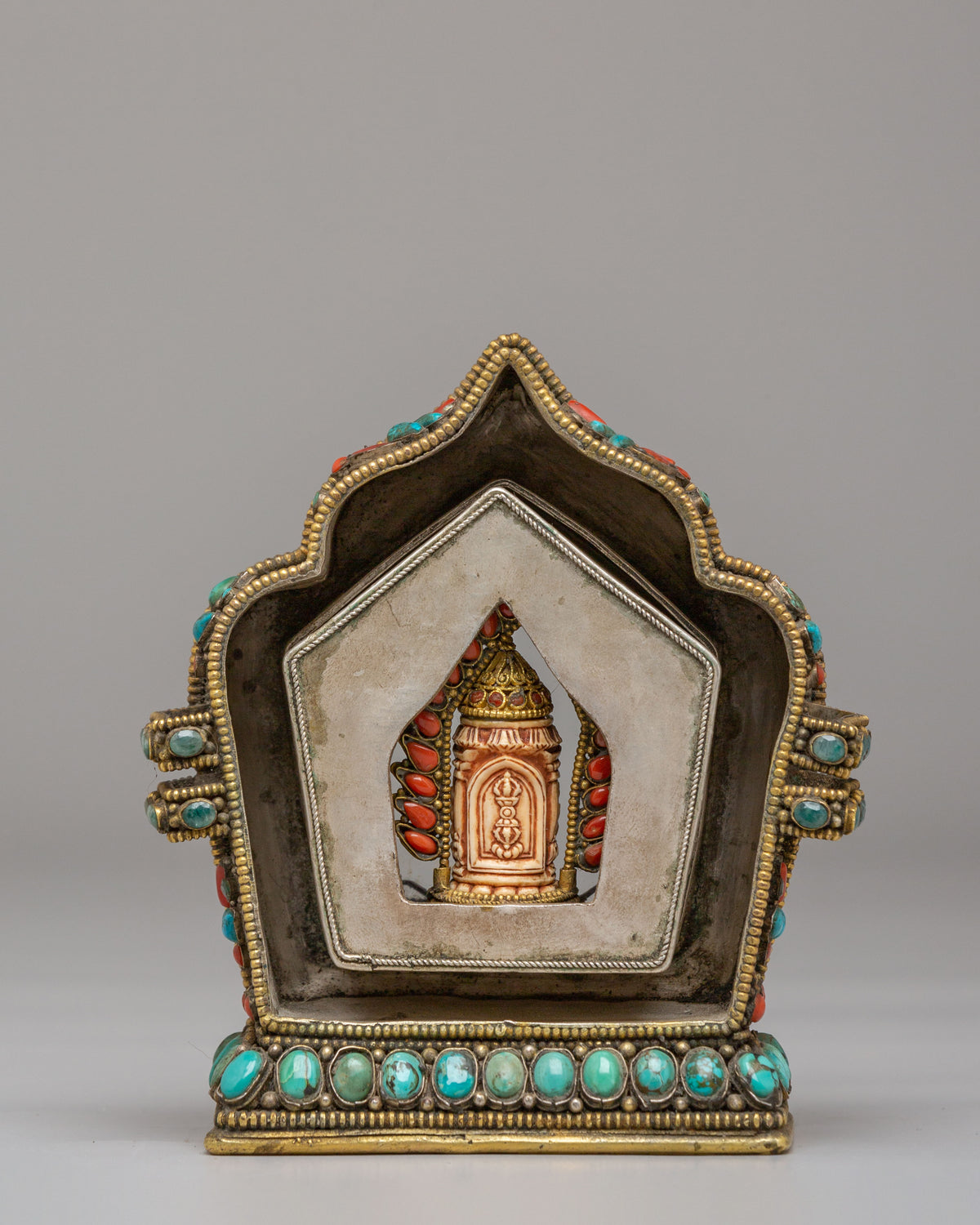 Ghau Box With Buddhist Deity | Spiritual Ghau Box for Meditation