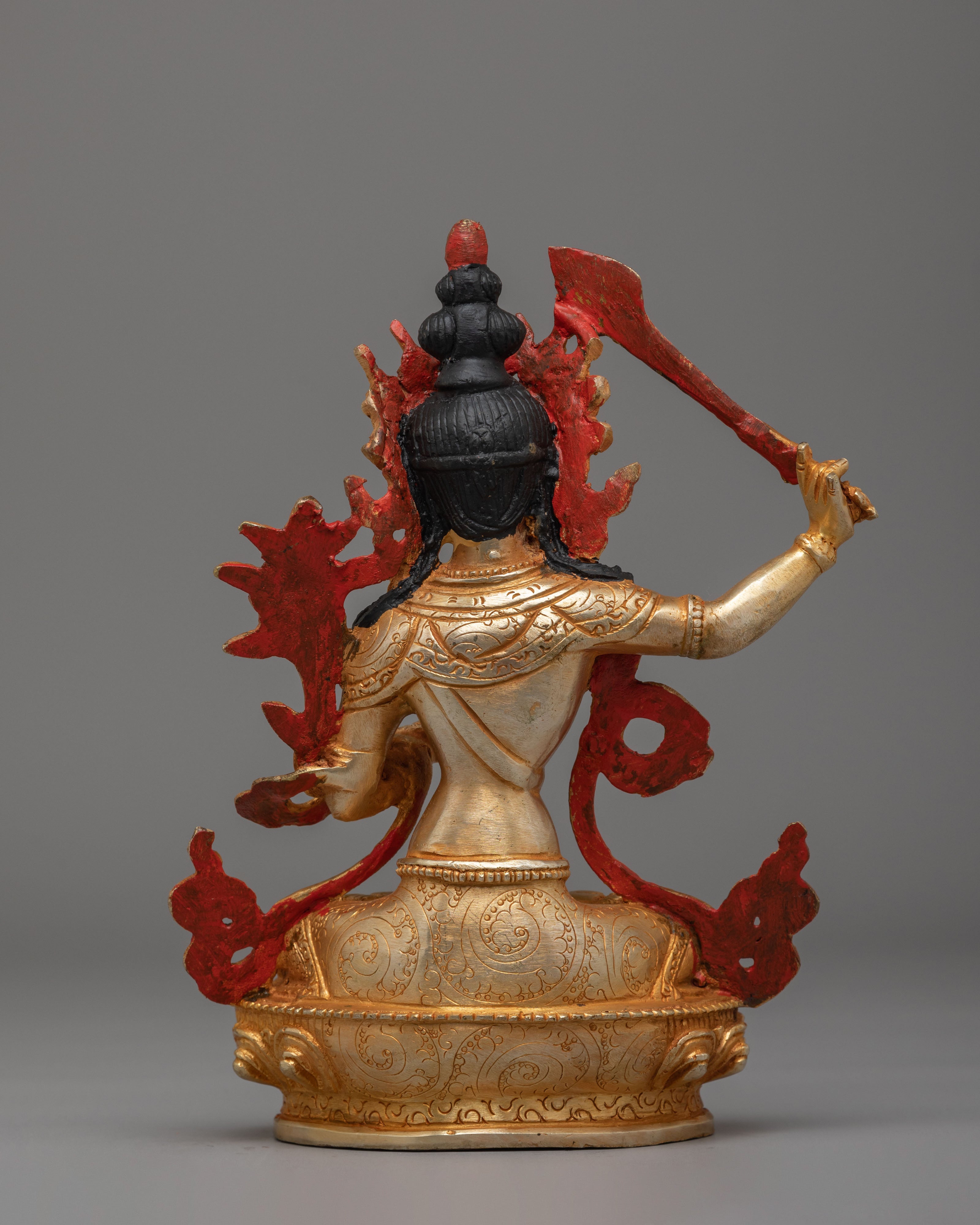 Bodhisattva of Transcendent Manjushri Statue | Wisdom Deity Statue