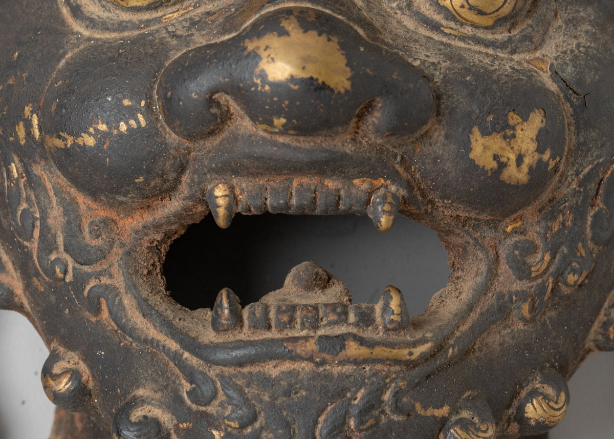 Mahakala Sculpture Wall Hanging | Traditional Tibetan Art
