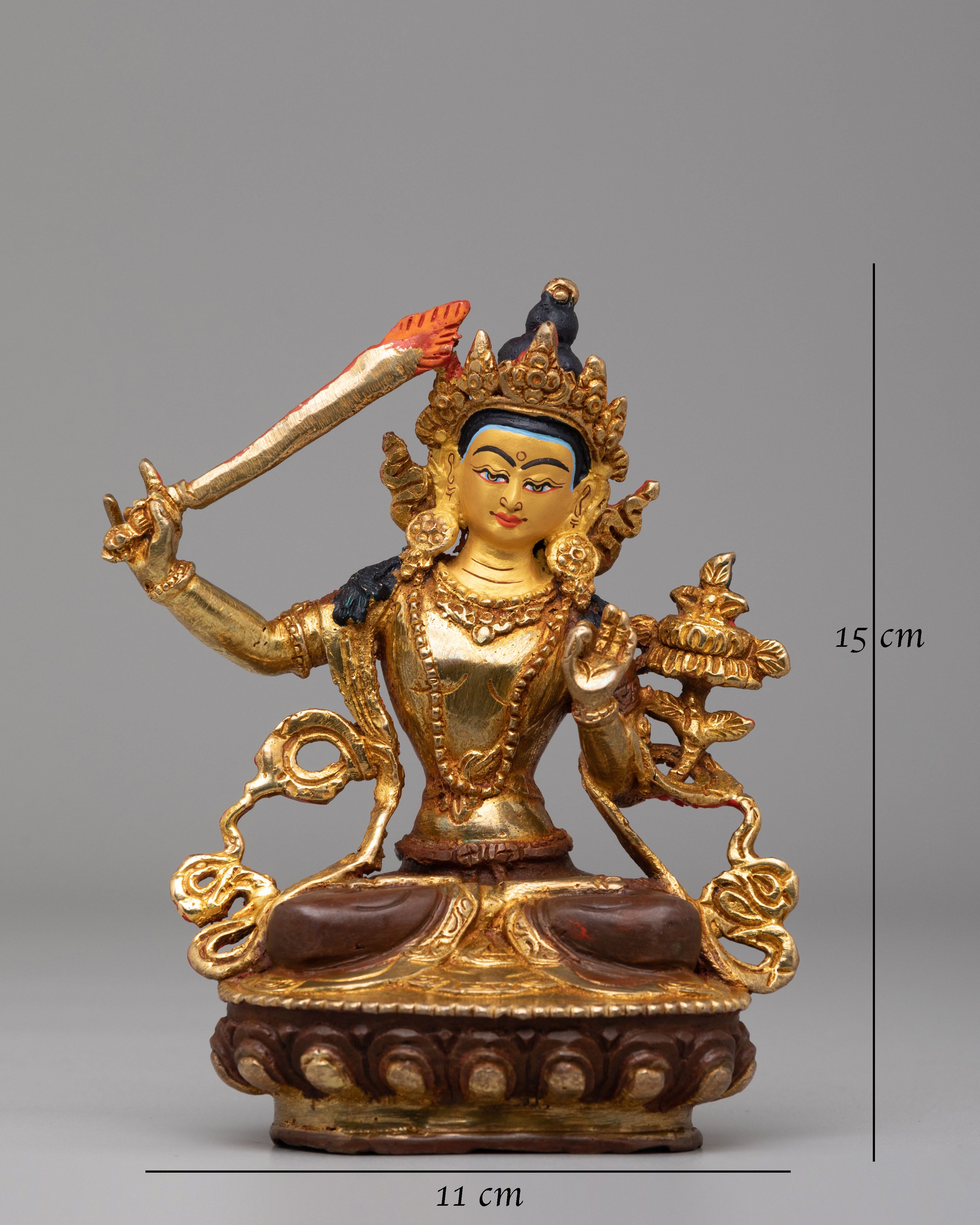 Bodhisattva of Wisdom Manjushri Statue | Spiritual Symbol of Enlightenment