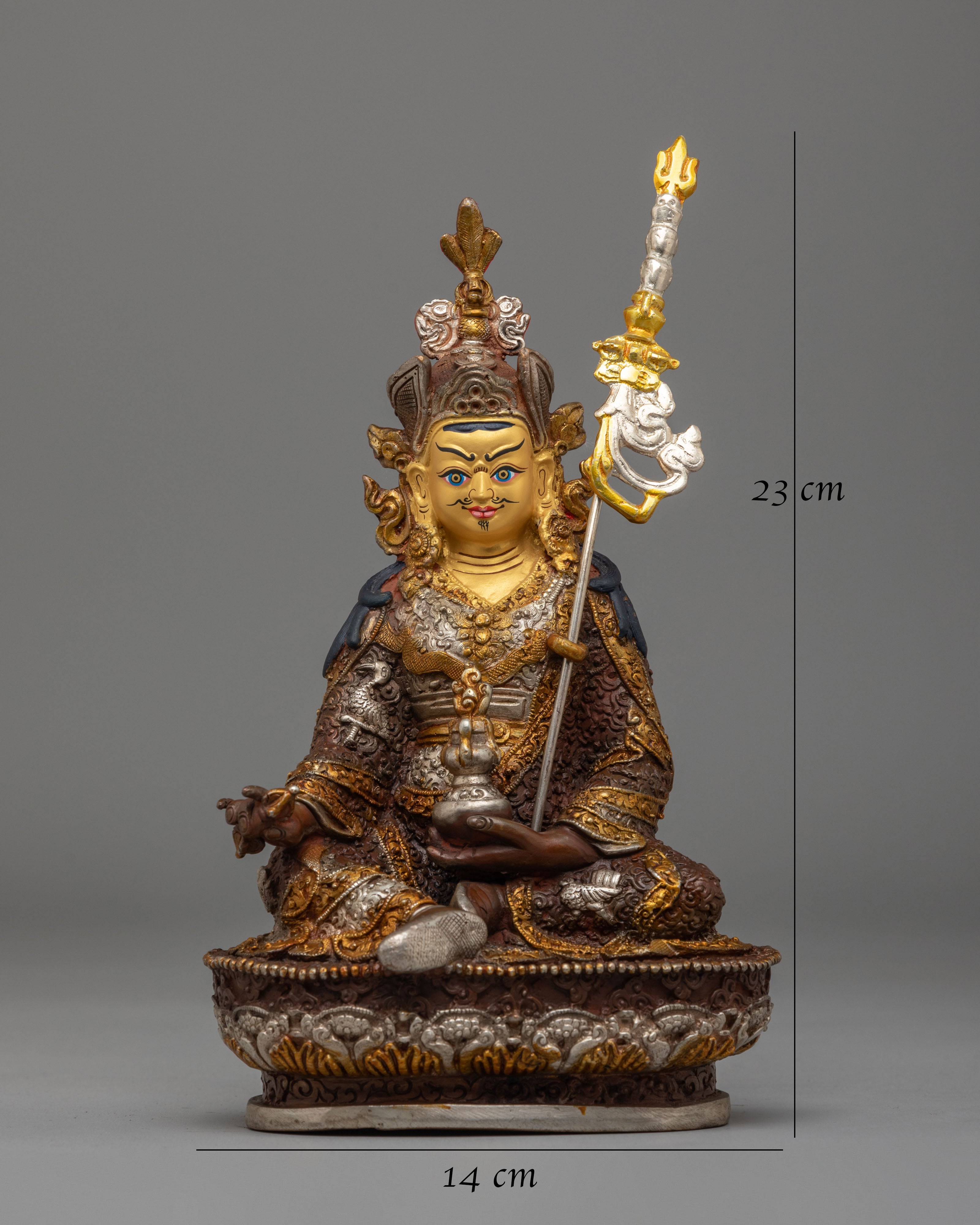 Spiritual Tibetan Guru Rinpoche Statue | Enlightened Master