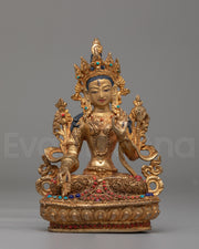 Divine White Tara Statue