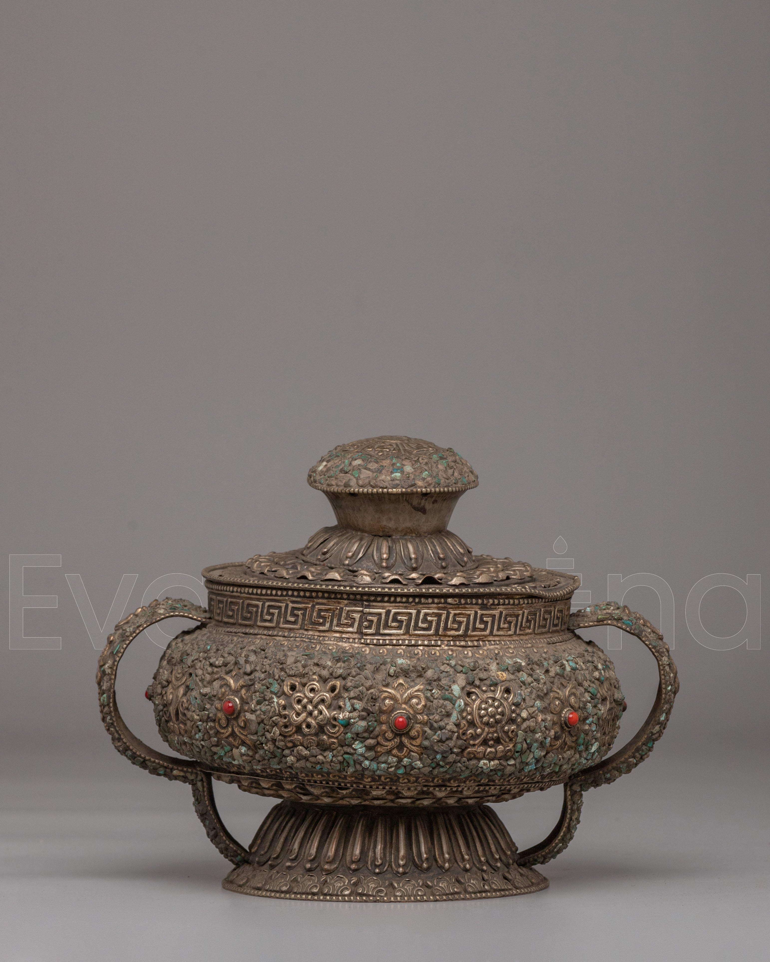 Buddhist Dhupur Rice Pot