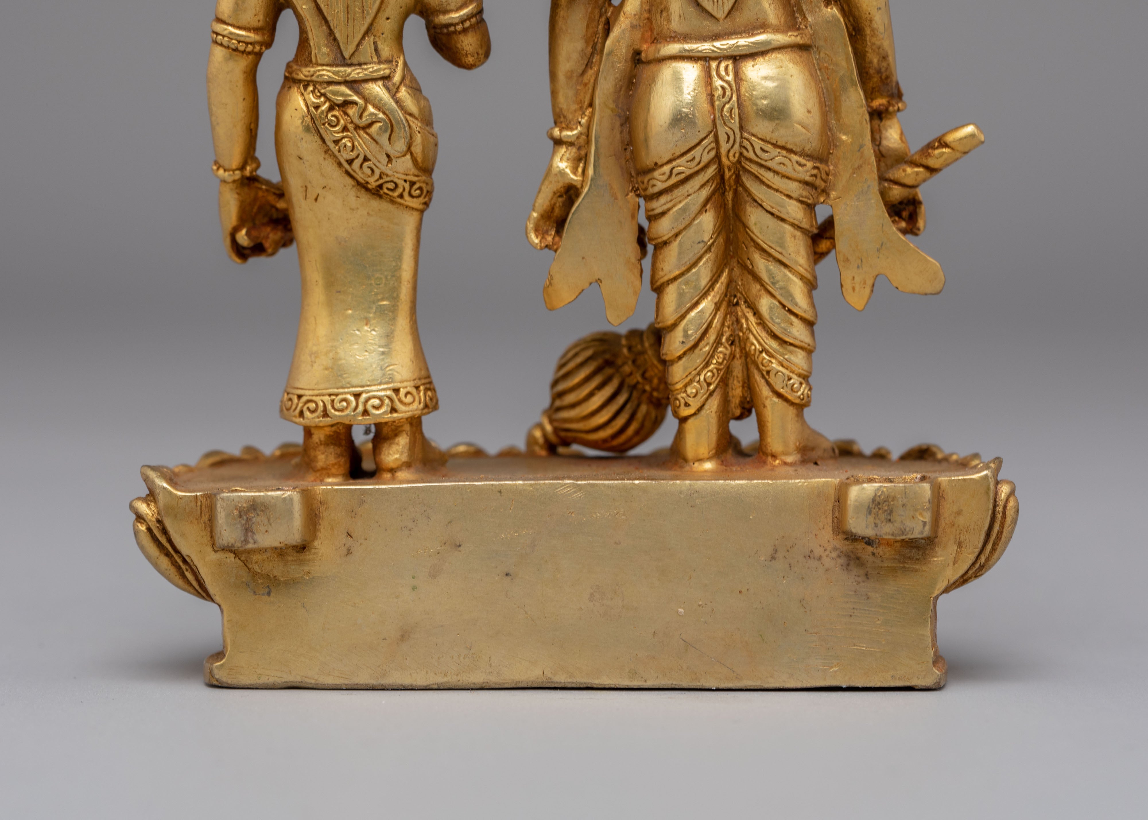 Lord Vishnu with Lakshmi Statue | Hindu Deity Figurine