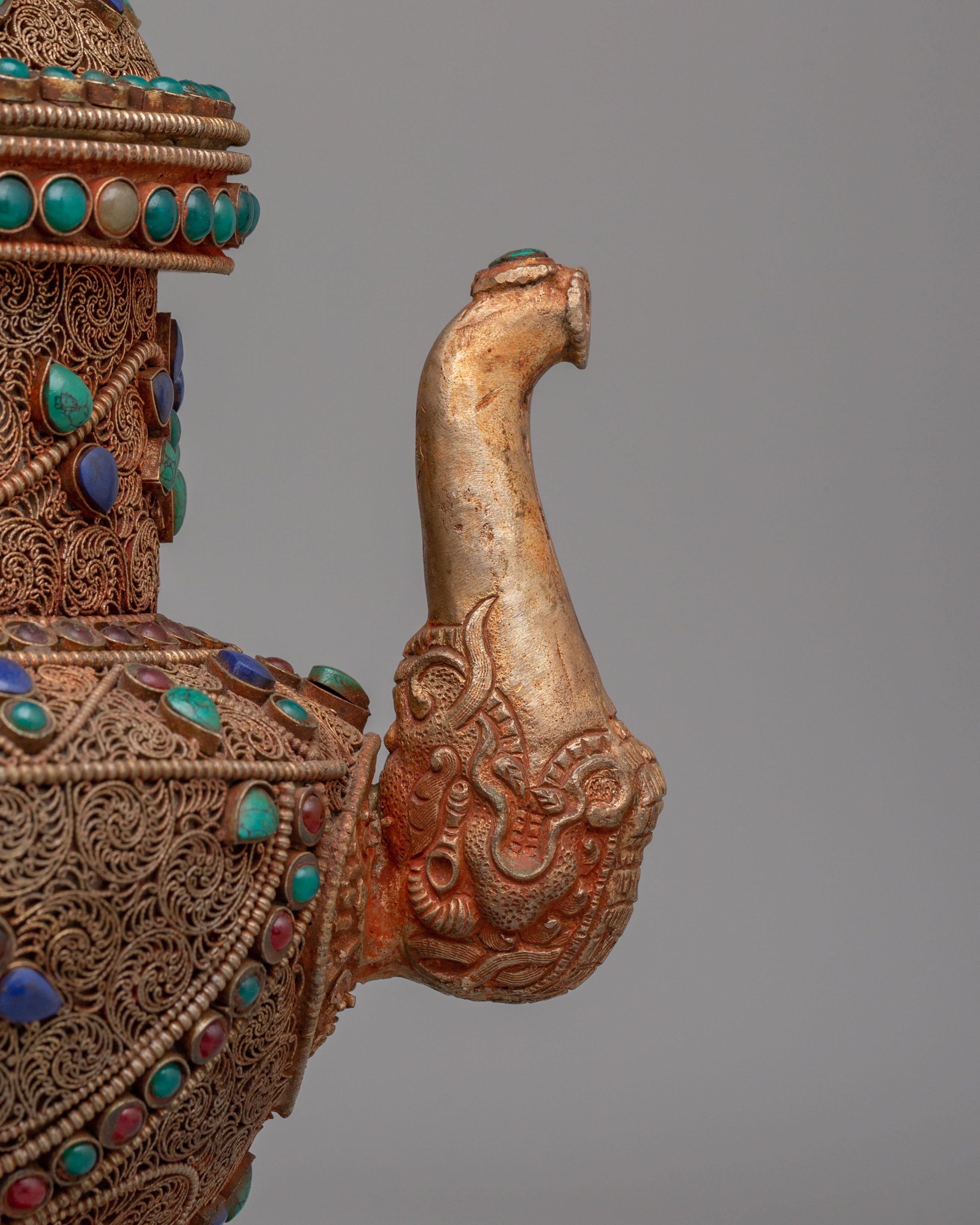 Himalayan Filigree Tea Pot | Decorative Artwork