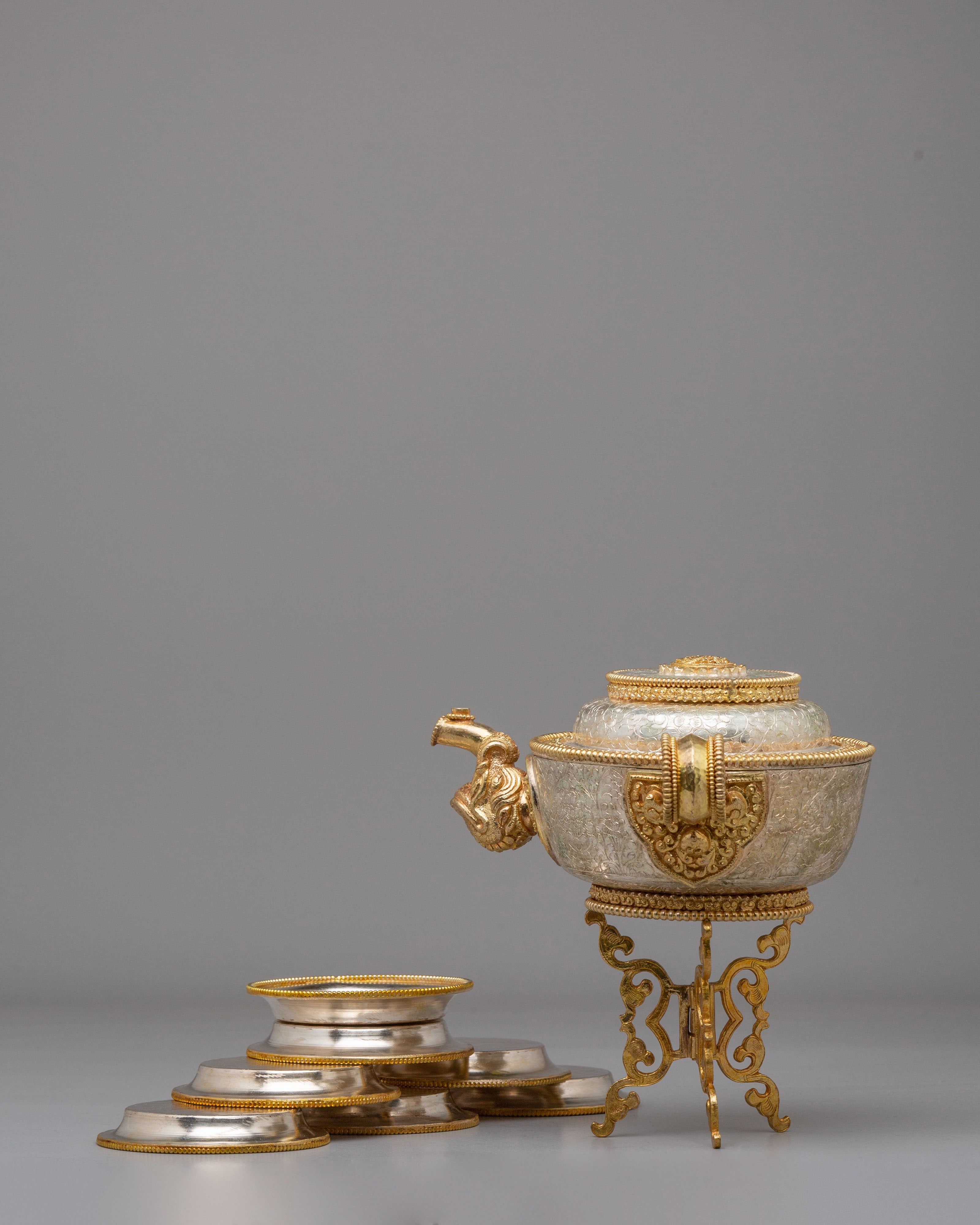 Sacred Ritual Water Offering Set | Tibetan Spiritual Decor