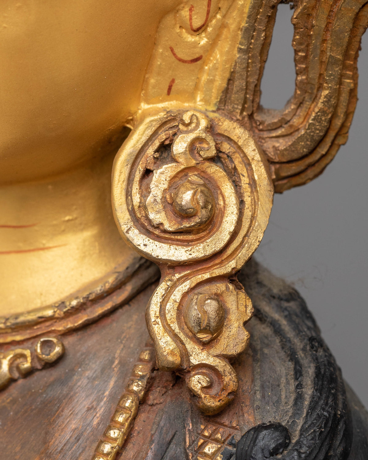 Handcrafted Copper Manjushri Statue | Wisdom Deity