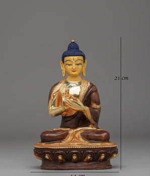 Handcrafted Statue of Vairocana Buddha | Sacred Art for Meditation