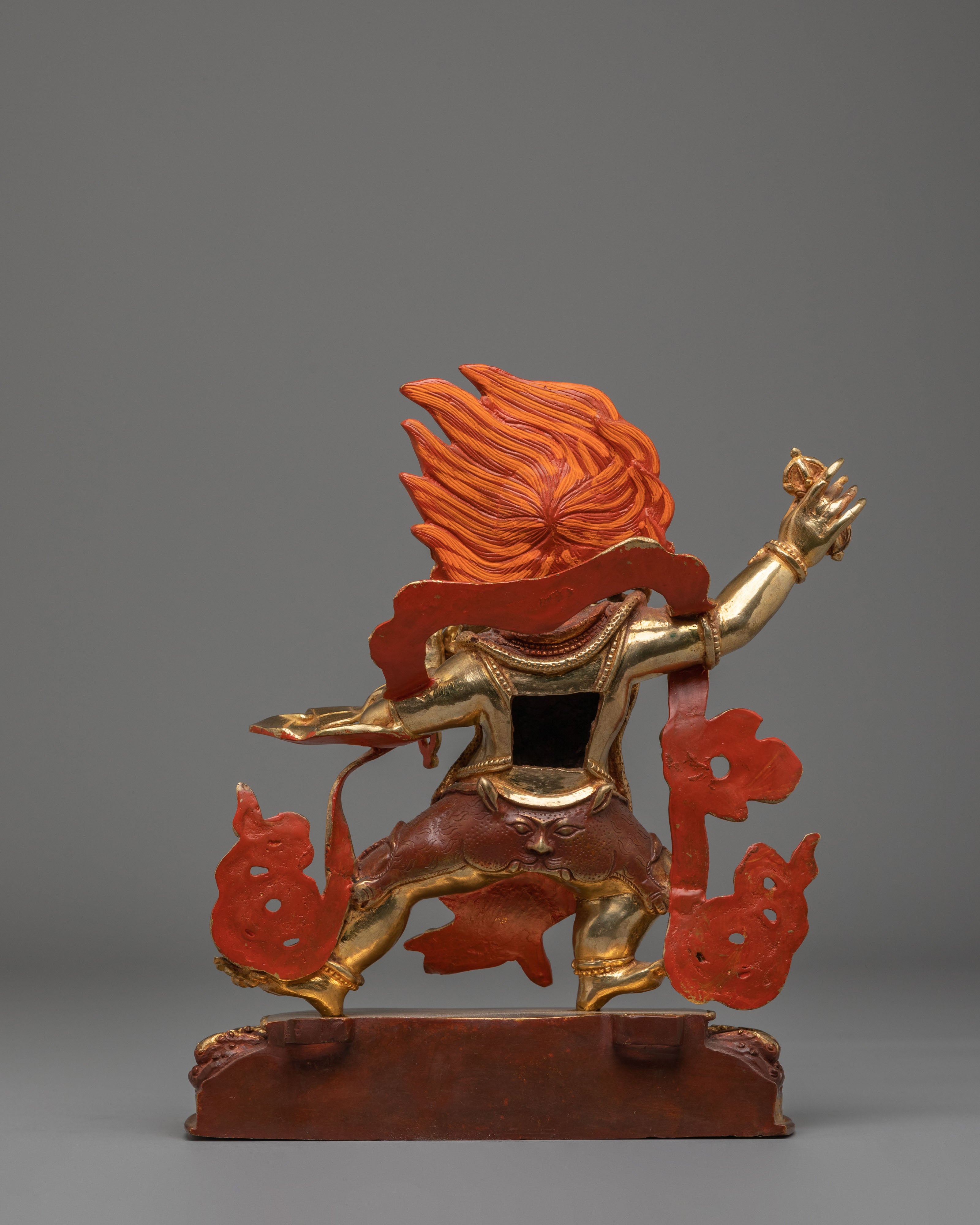 Wrathful Vajrapani Deity Statue | Traditional Tibetan Artwork