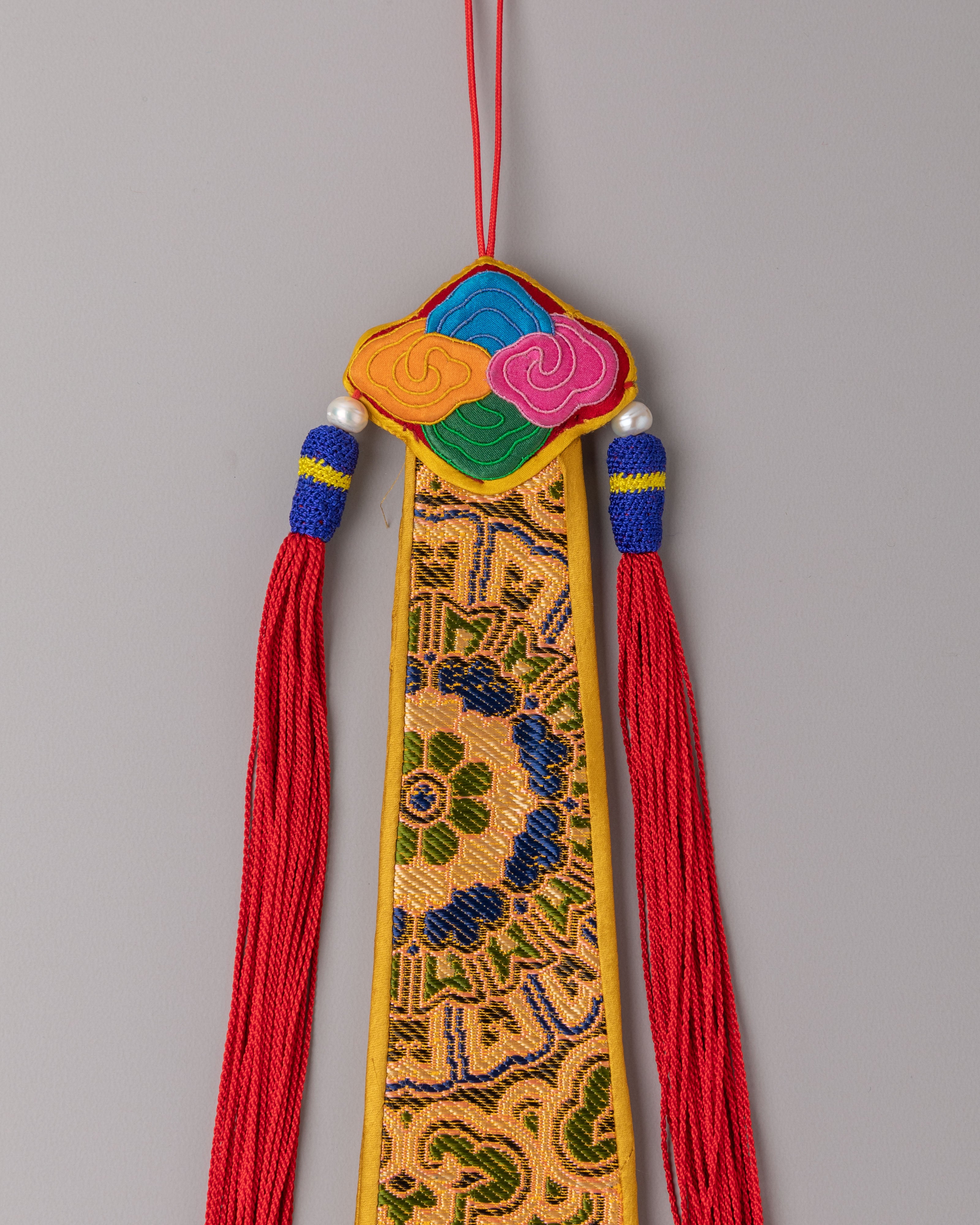 Damaru Tail for Spiritual Practice | Sacred Ritual Tool for Meditation and Sound Healing