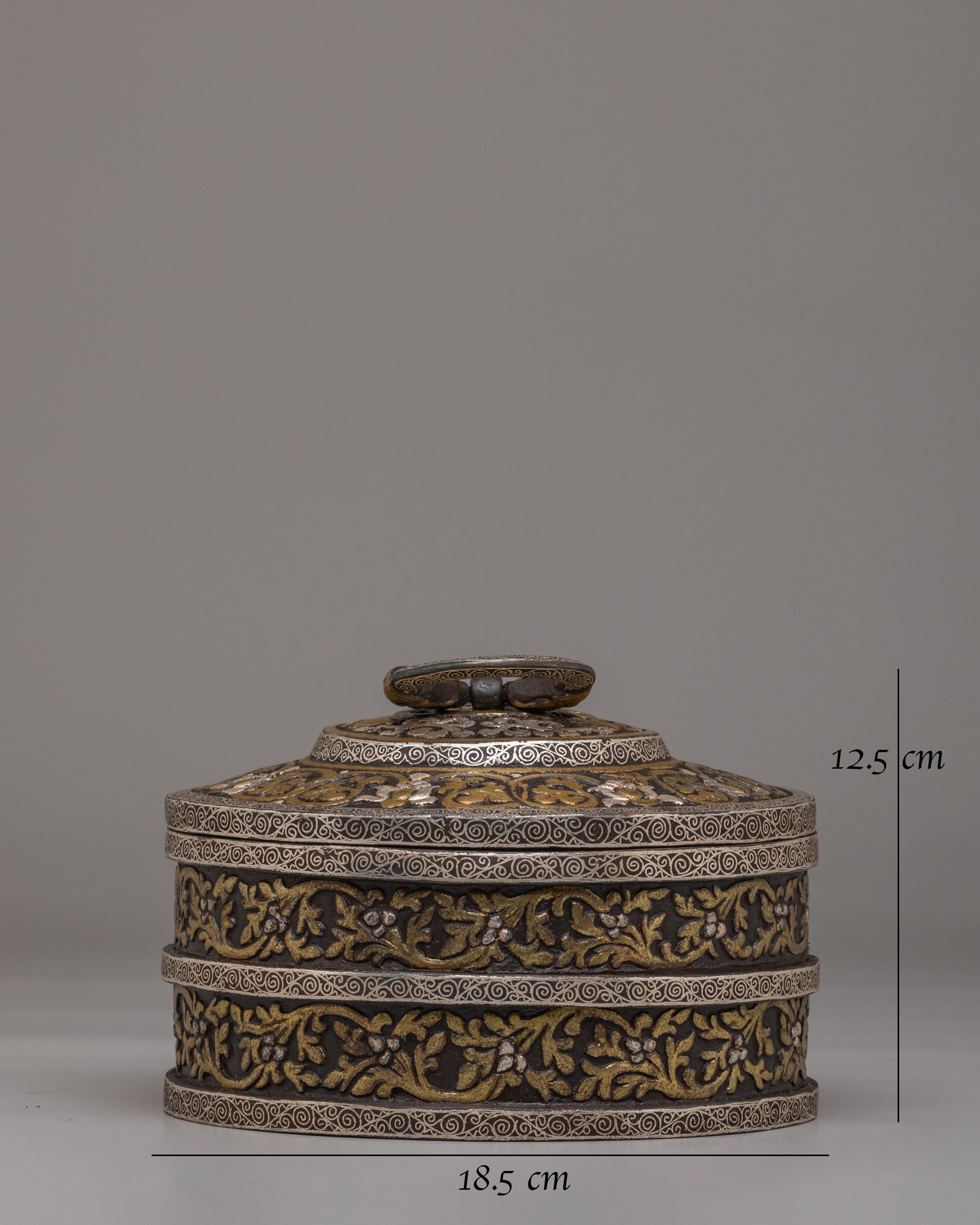 Handcrafted Decorative Box | Tibetan Artwork for Home Decor