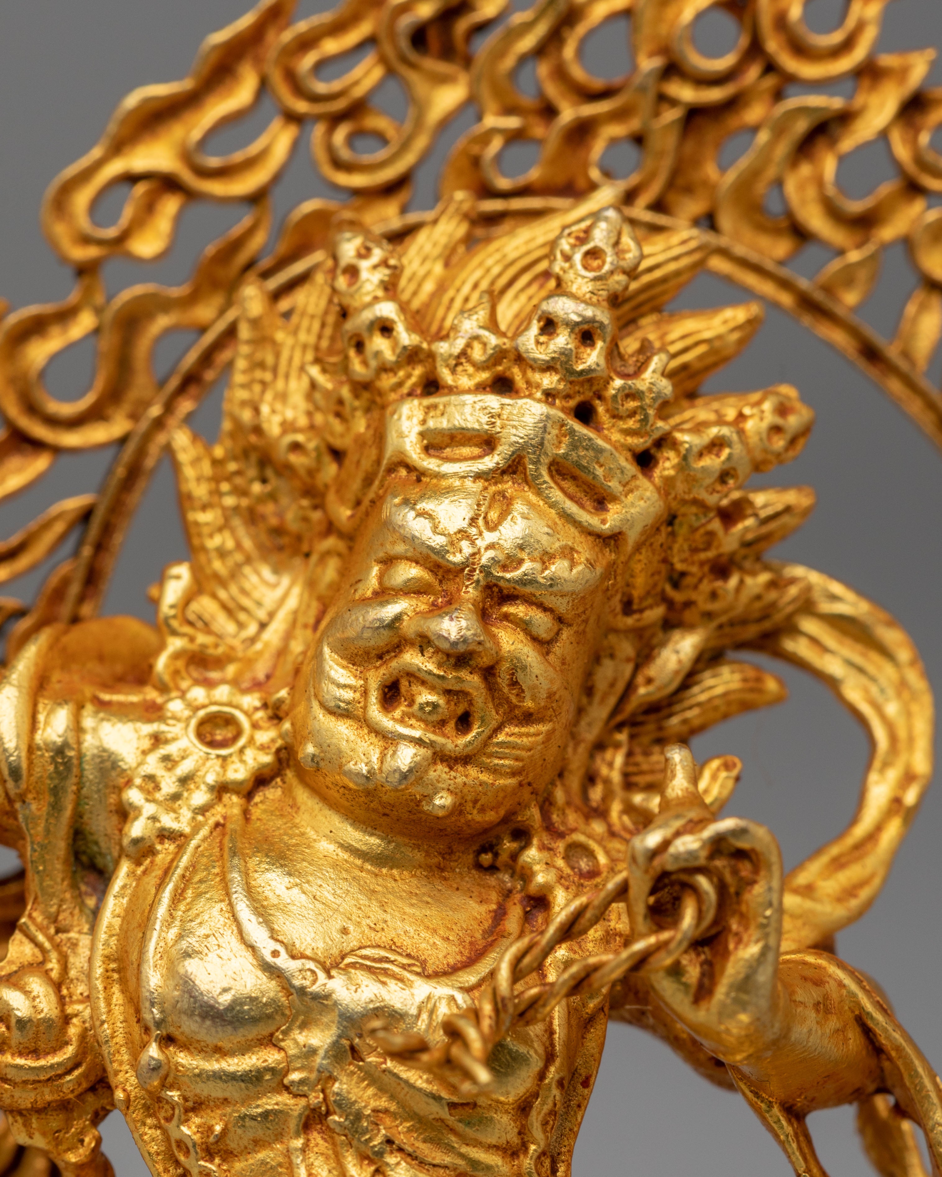 Sacred Vajrapani Bodhisattva Statue | Protector Deity Sculpture