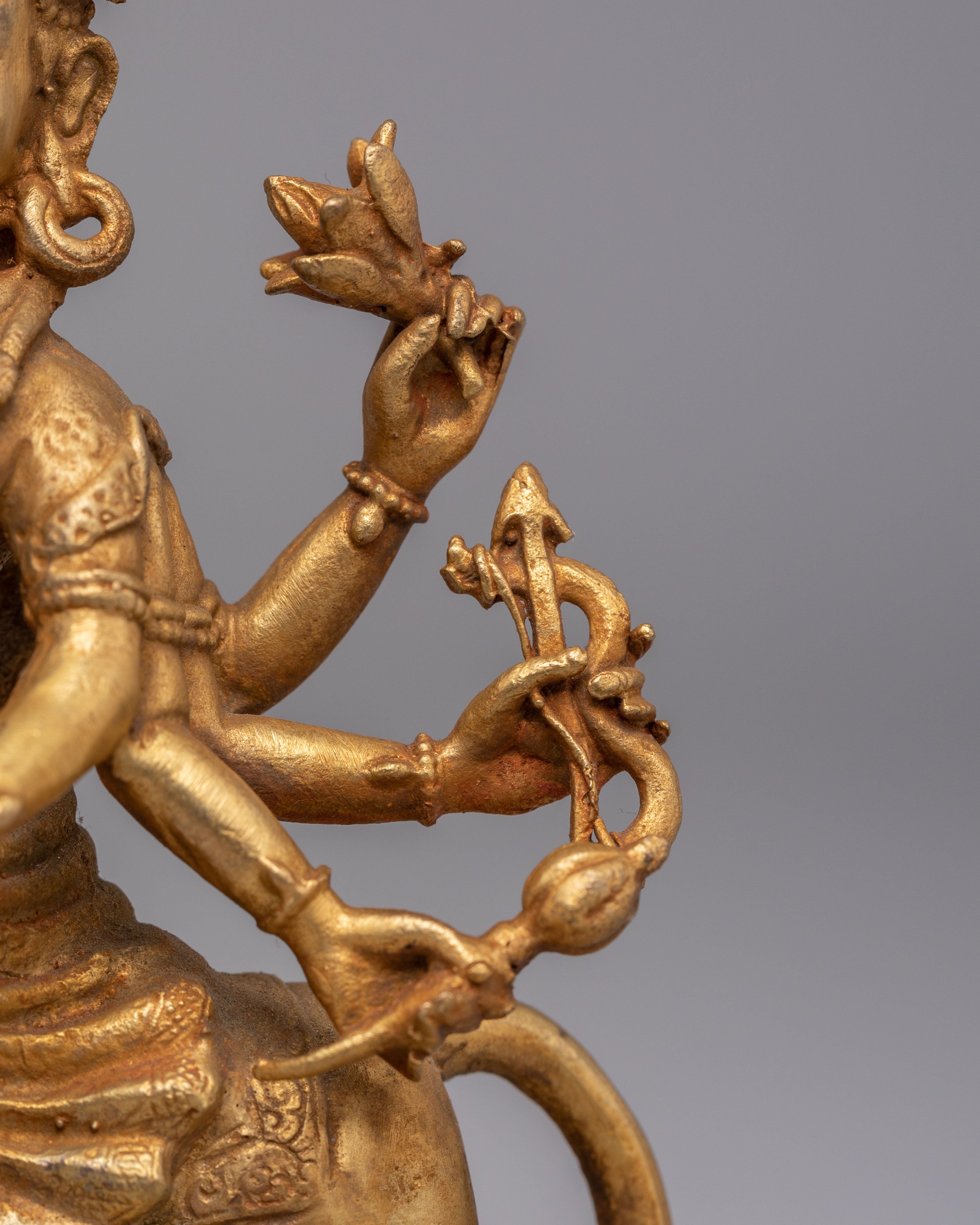 Durga Protector Goddess Statue | Durga on Lion Mount