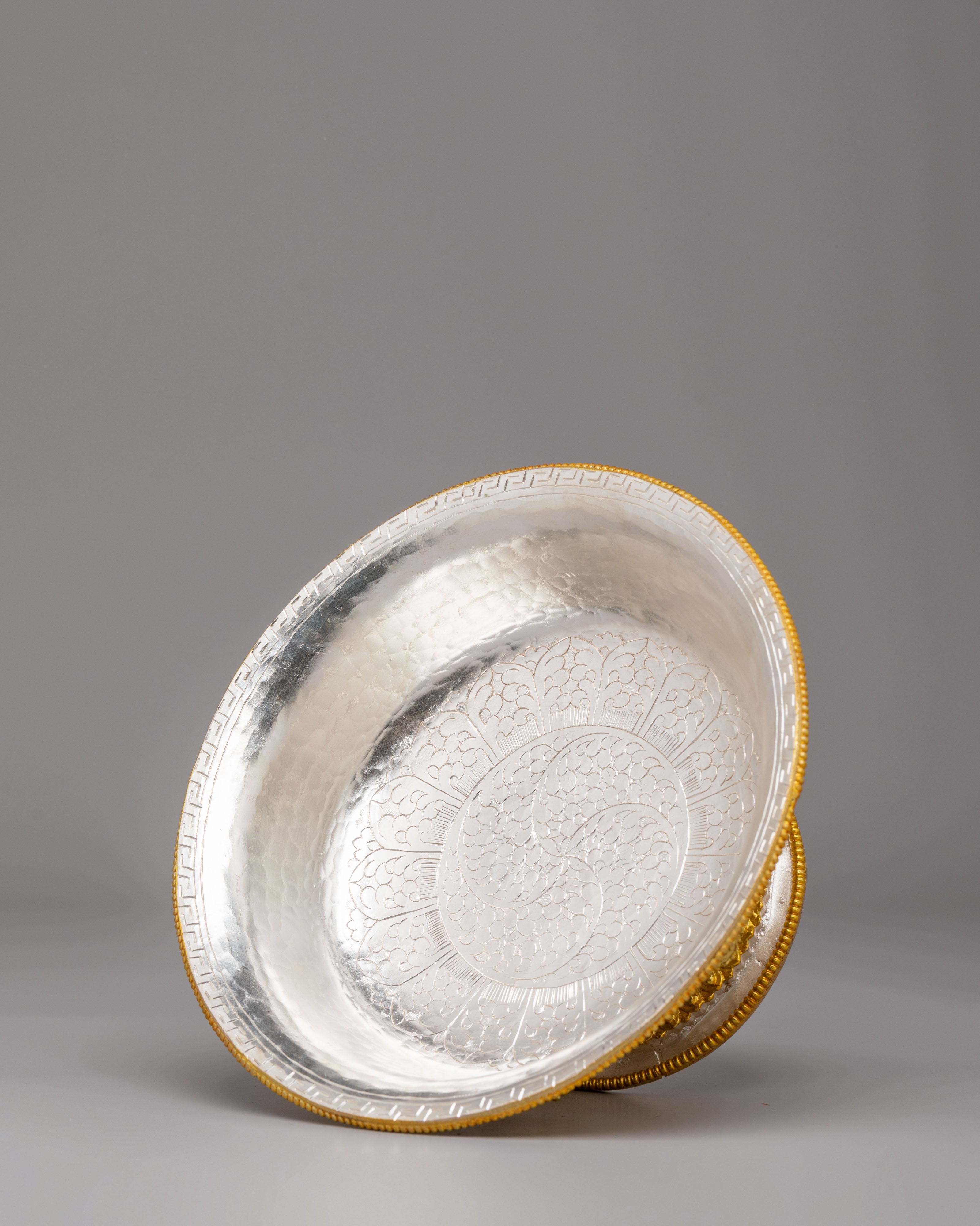 Handmade Serkyem Offering Set | Buddhist Ritual Vessels for Altar and Meditation