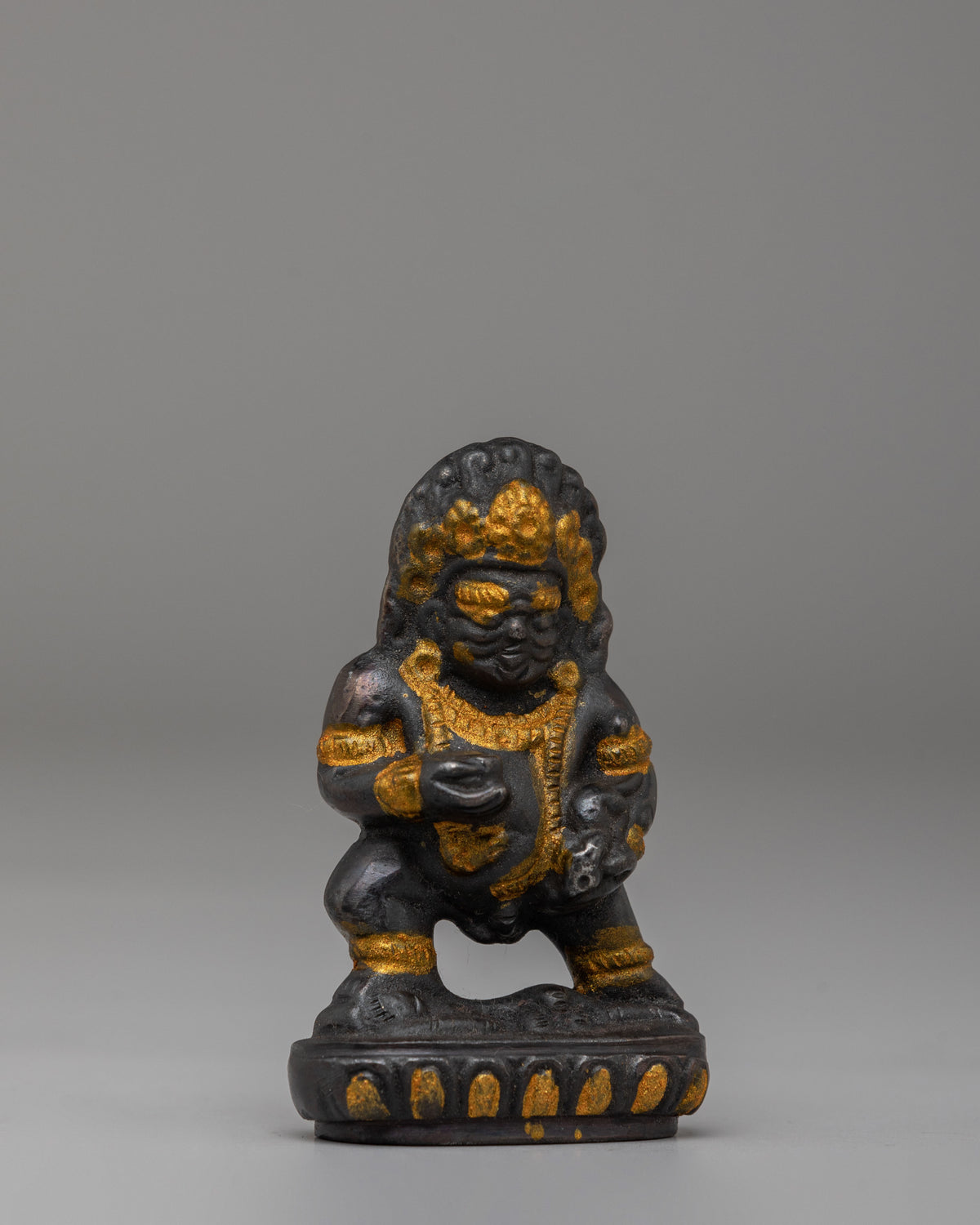 Tibetan Buddhist Black Dzambhala | Wealth Deity for Prosperity