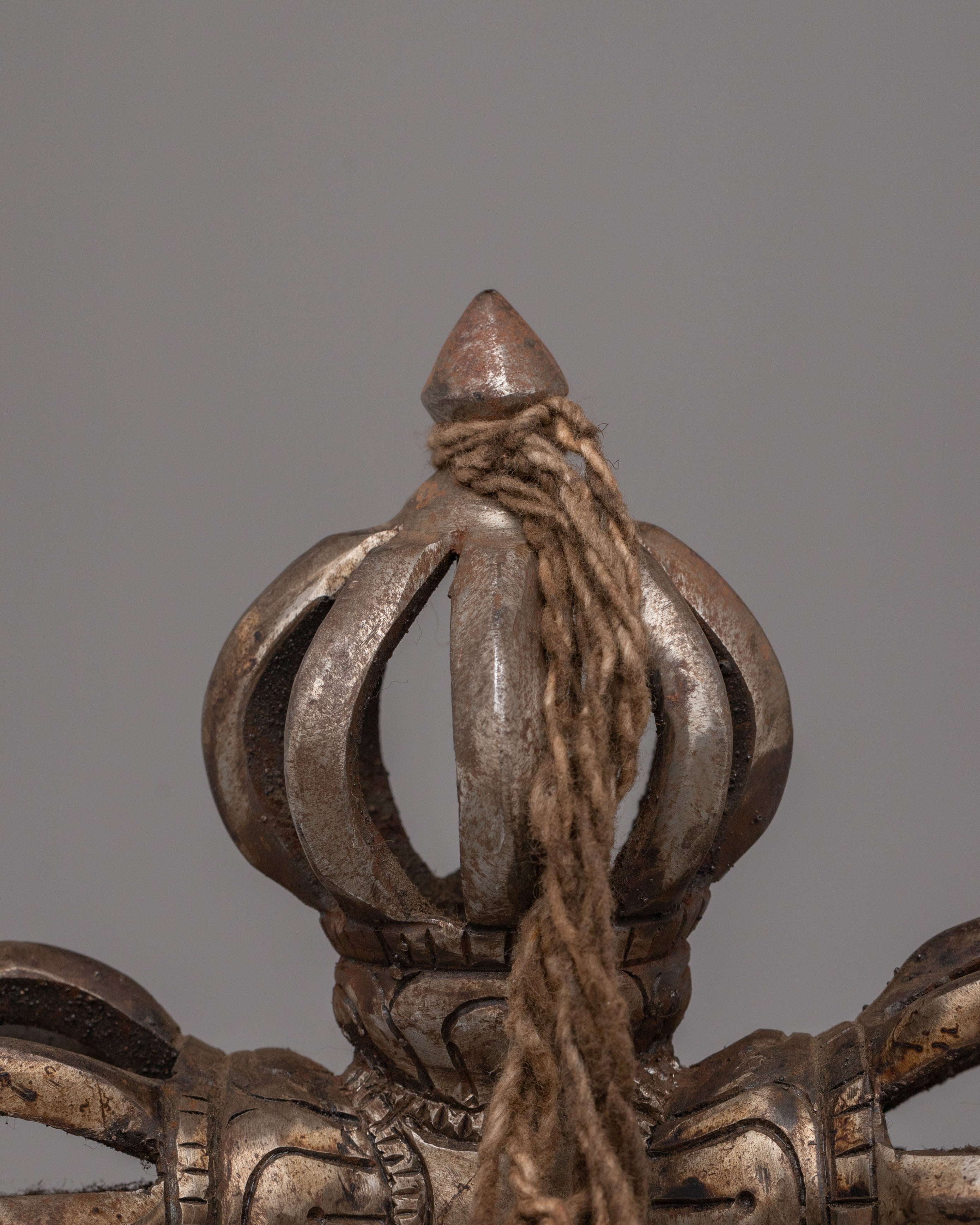 Bishwo Vajra With Stand | Handcrafted Iron Dorje