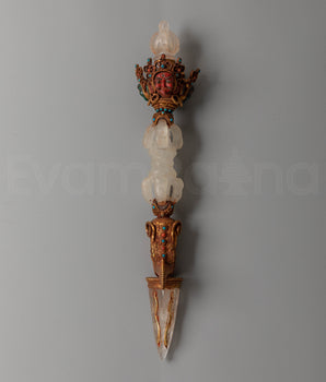 Traditional Himalayan phurba dagger