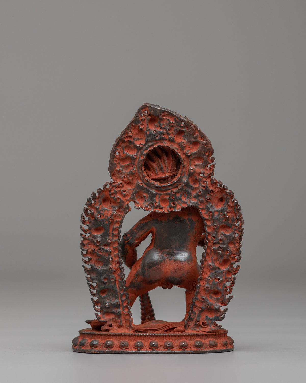 Spiritual Black Dzambhala Statue | Buddhist Wealth Deity