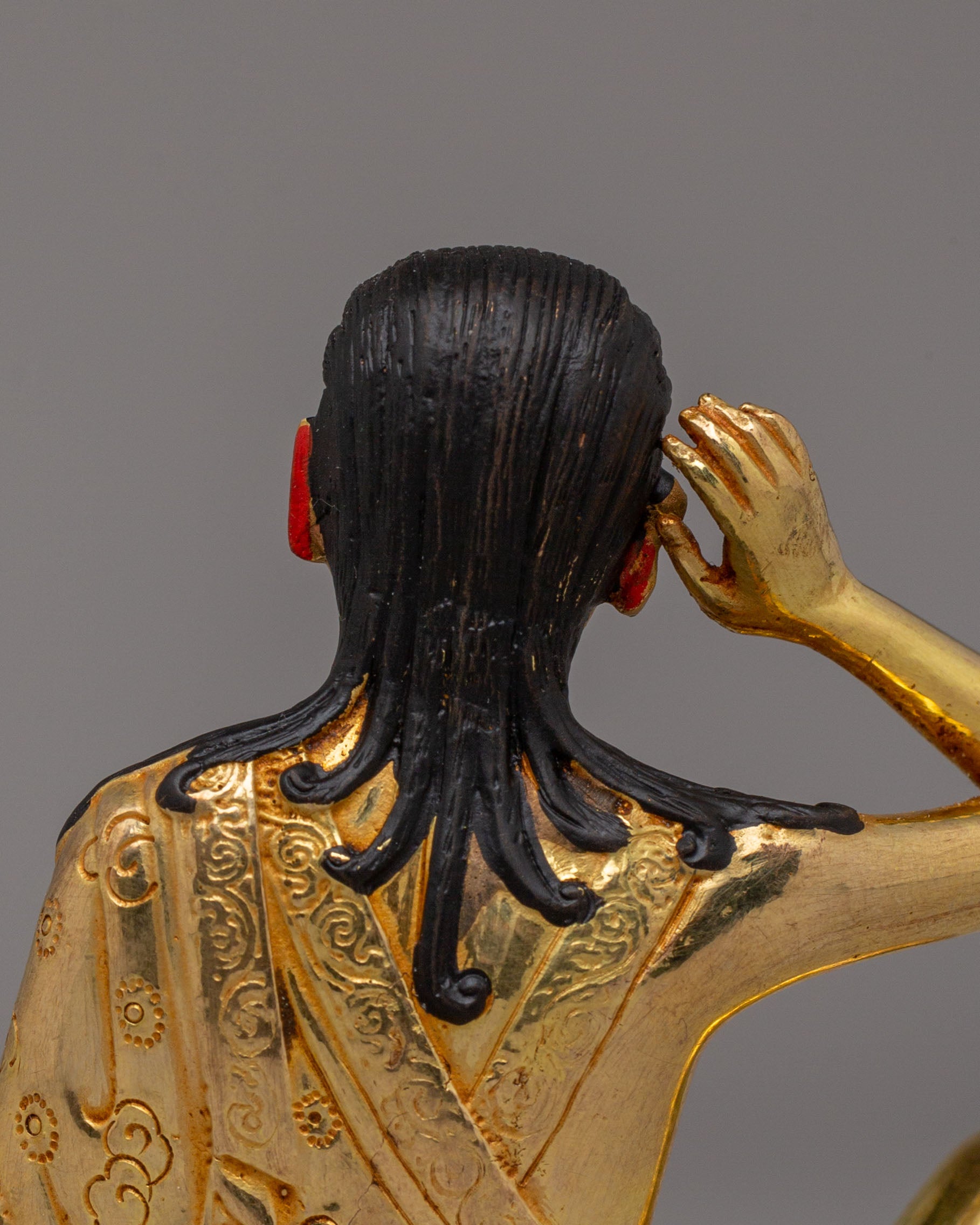 Sacred Milarepa Buddhist Master Statue | Tibetan Yogi Sculpture