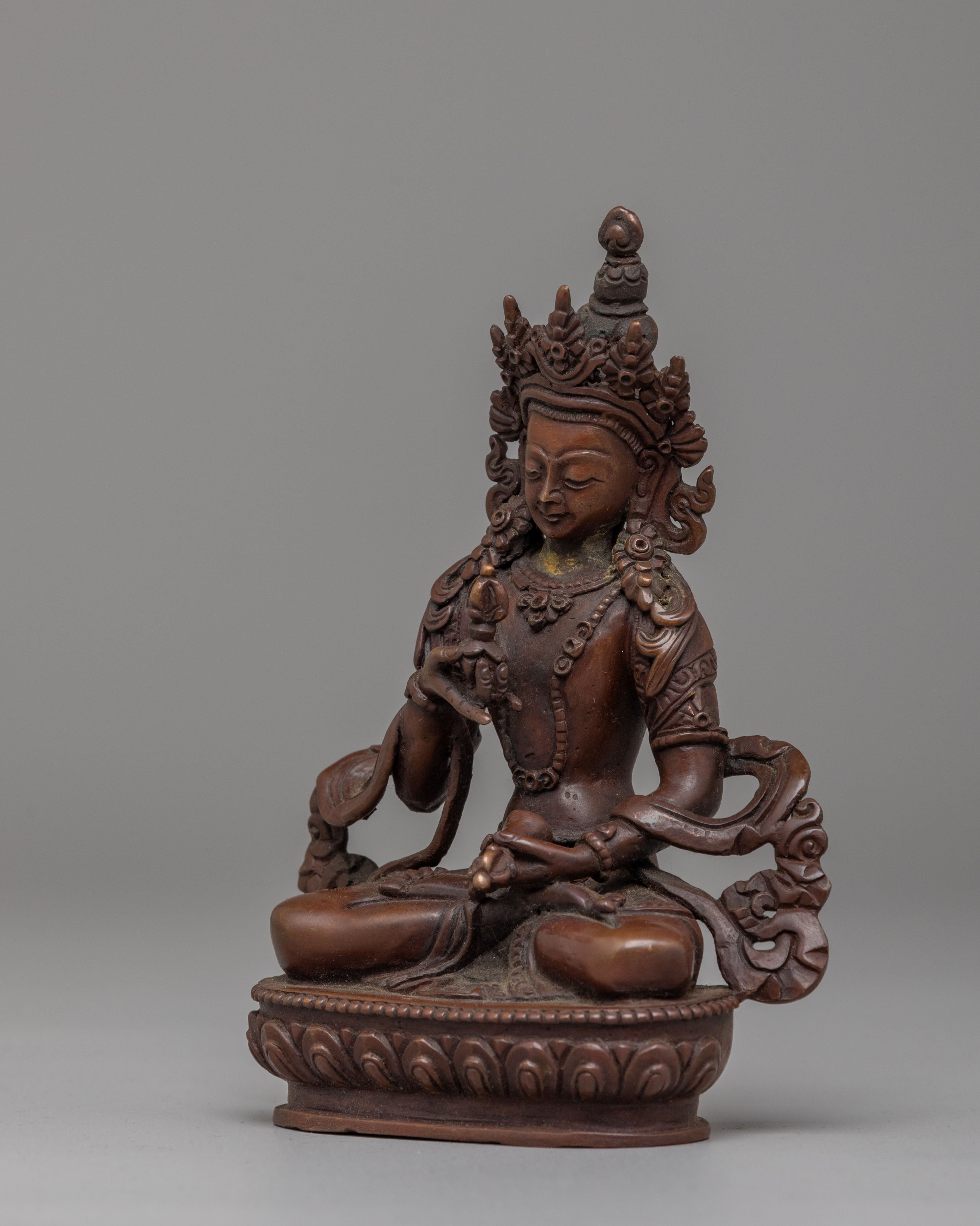 Spiritual Vajrasattva Meditation Statue | Tibetan Buddhism Artwork for Inner Peace