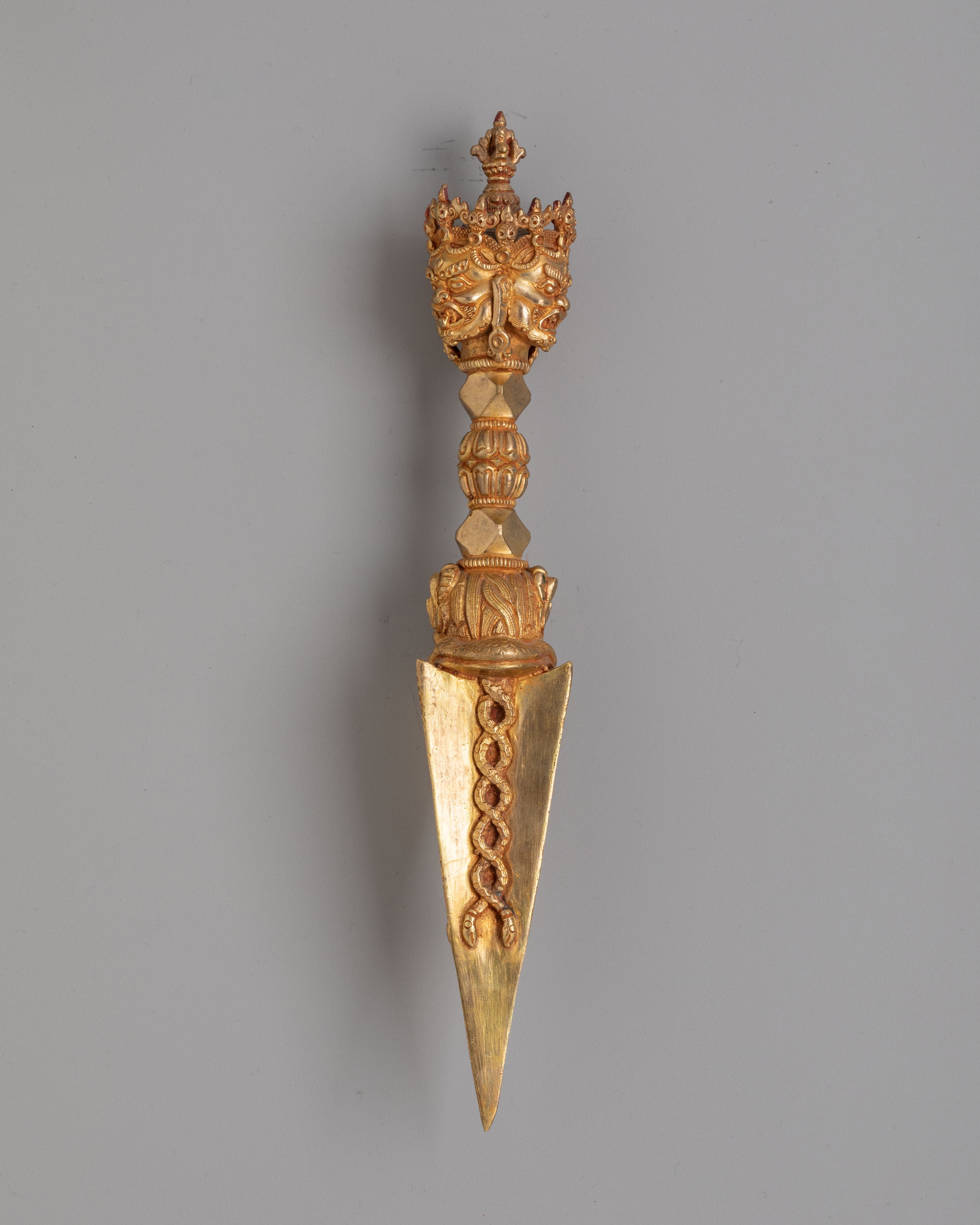 Himalayan Phurba Ritual Object | Symbol of Protection and Transformation