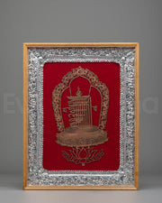 Framed Kalachakra Wall Hanging