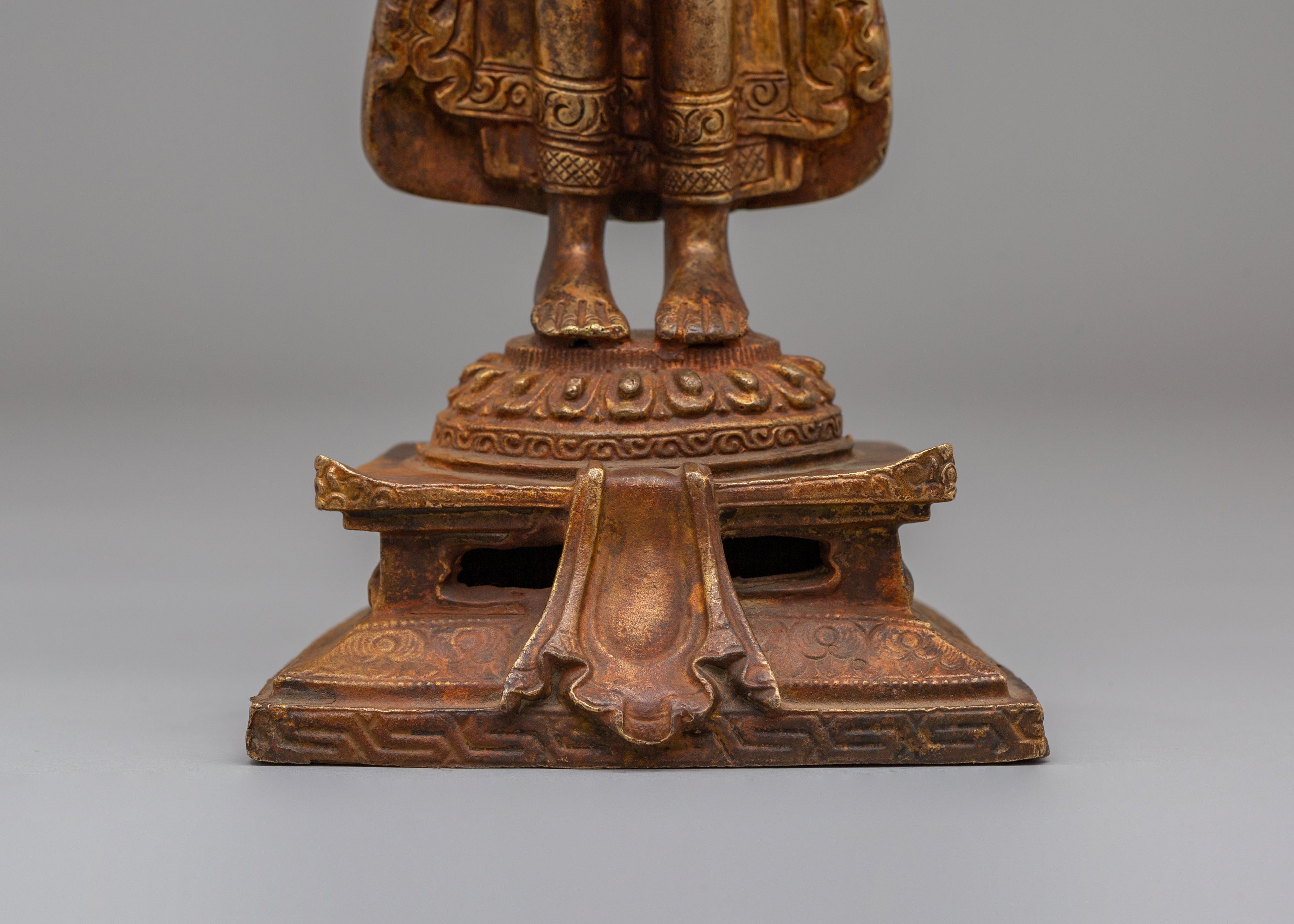 Tibetan Altar Dipankara Buddha Statue | Handcrafted Art