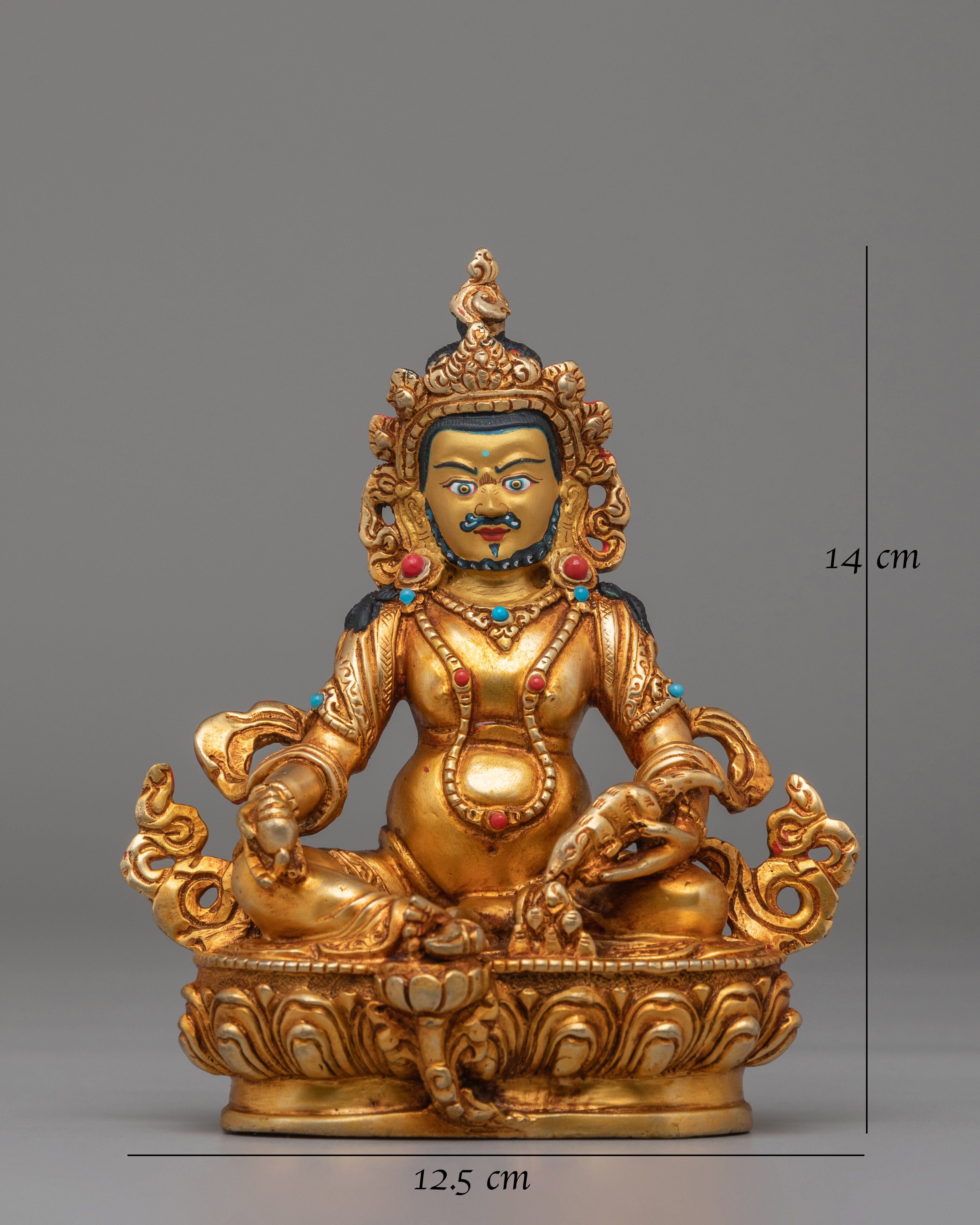 Divine Protection Dzambhala Statue | Spiritual Altar Decor