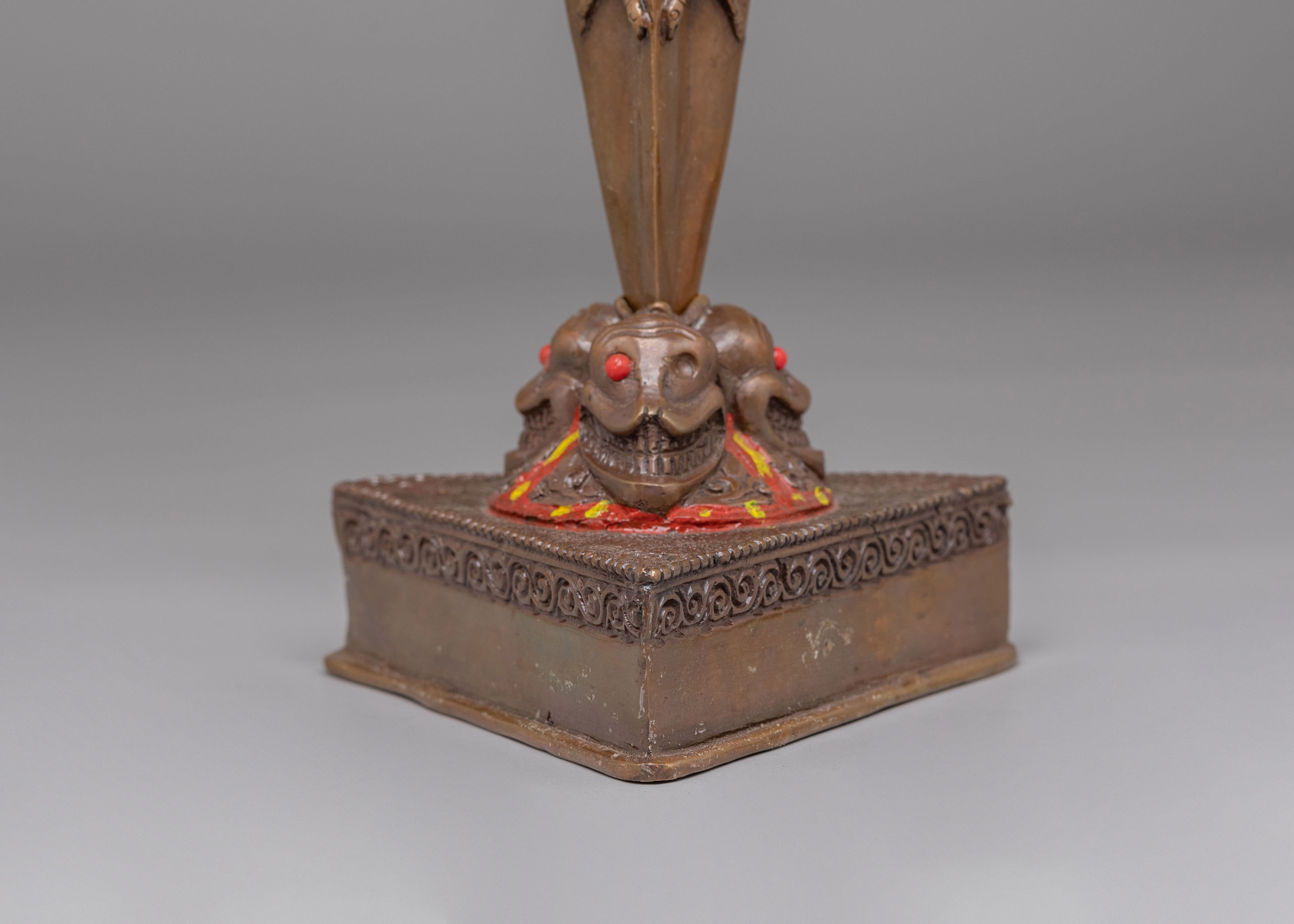 Himalayan Hayagriva Phurba | Sacred Ritual Dagger for Protection